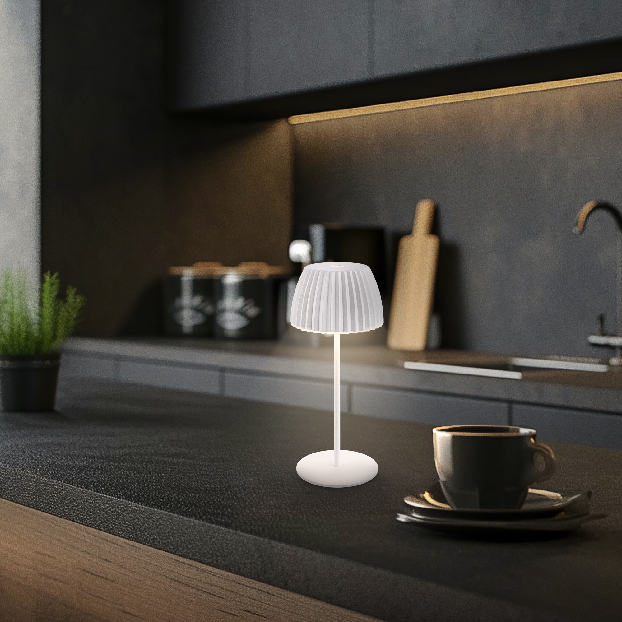 Briloner Leuchten LED Tischleuchte »Akku LED Tischleuchte« LED-Modul