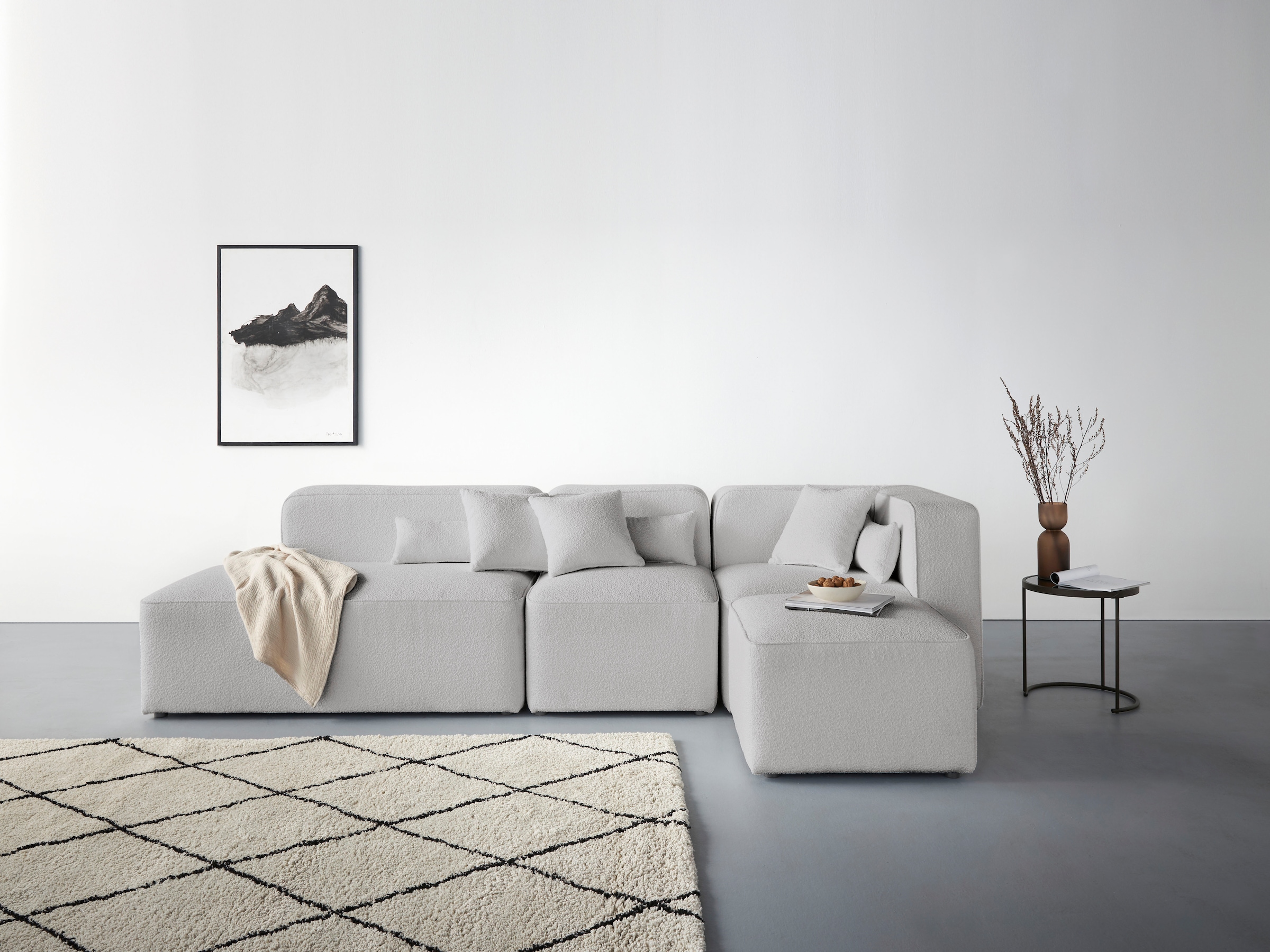 andas Ecksofa "Sundstrup L-Form", Modulserie, individuelle Zusammenstellung günstig online kaufen