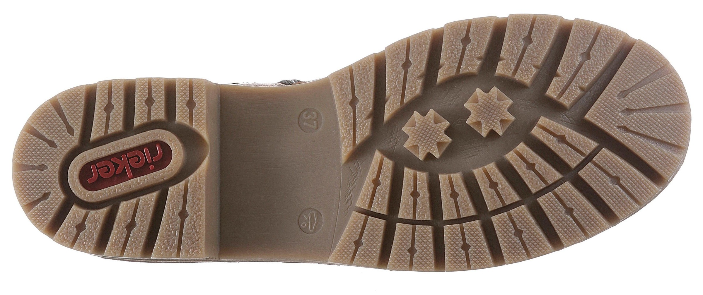 Thumbnail - Rieker Winterboots Winterstiefelette, Blockabsatz, in trendiger Used-Optik