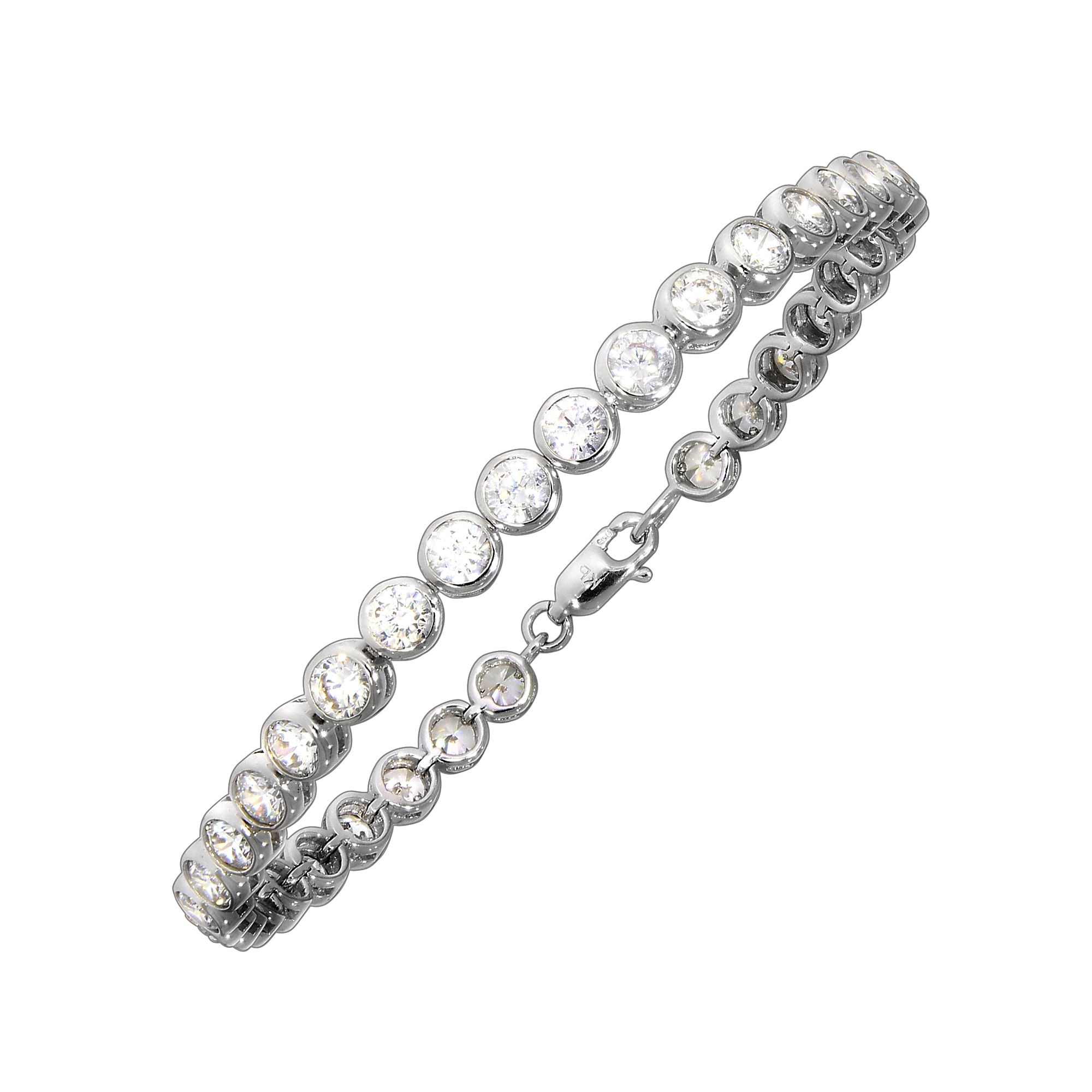 Vivance Armband »Silber 925 rhodiniert bestellen 34x Zirkonia« | BAUR