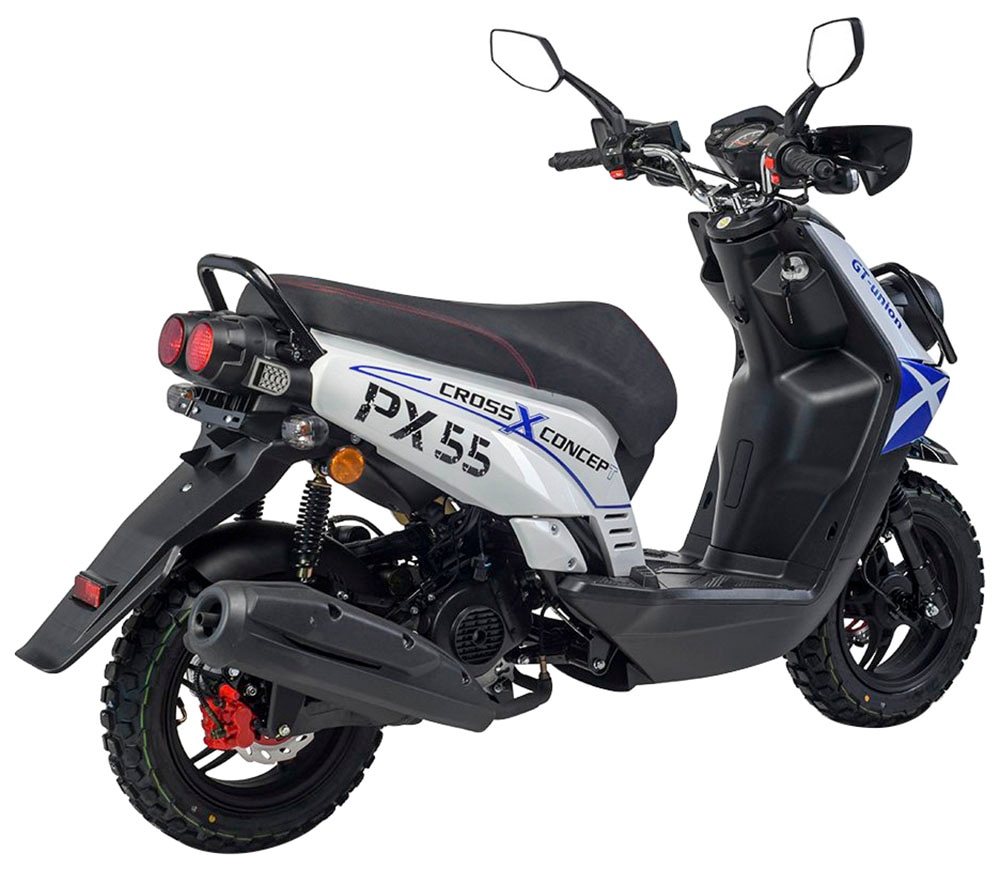 GT UNION Motorroller »PX55 Cross Conzept 25«, 49,6 cm³, 25 km/h, Euro 5, 2,7 PS, Luftgekühlter Motor