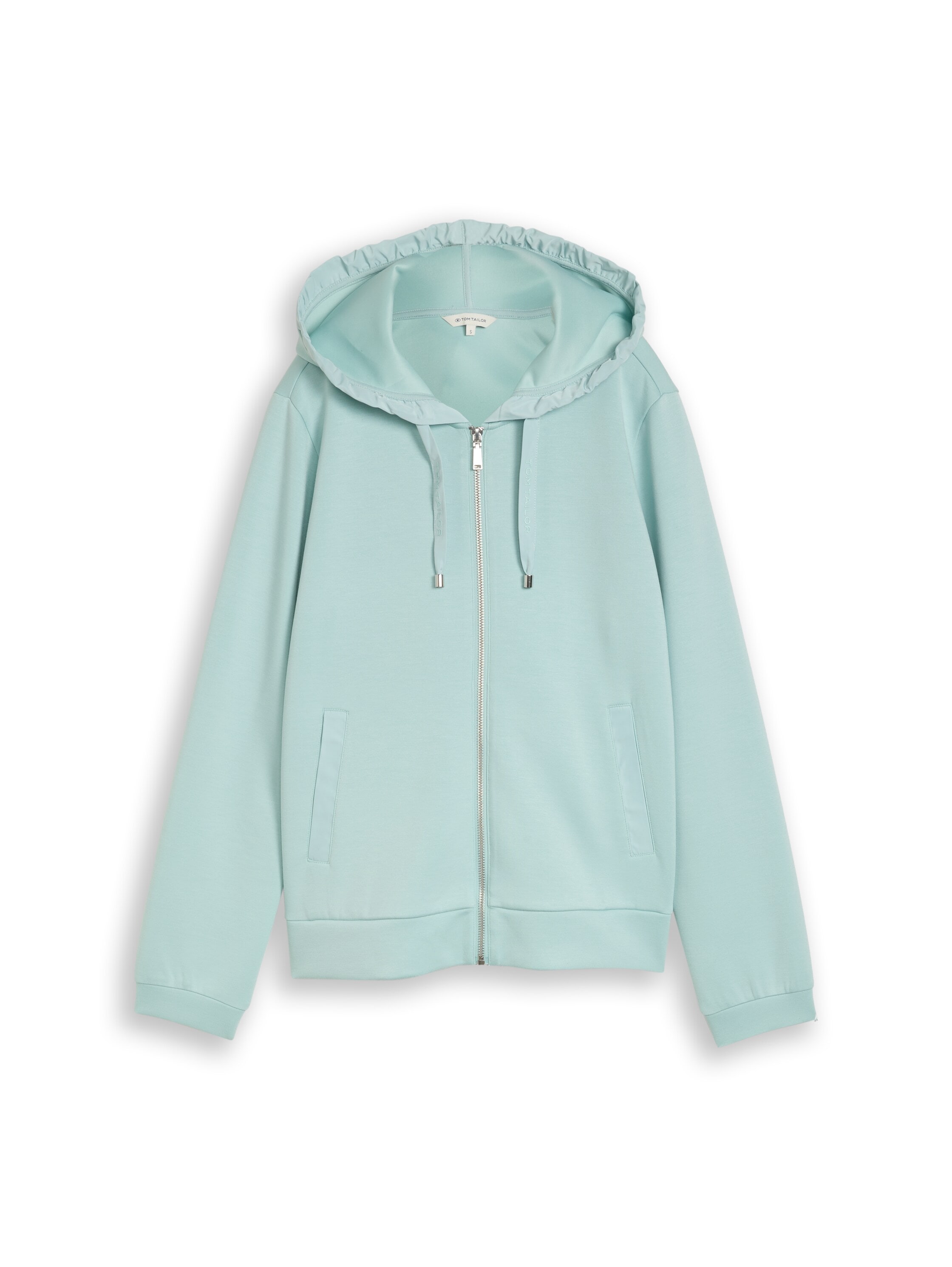 TOM TAILOR Kapuzensweatjacke »Regular« mit Viskose und Stretch