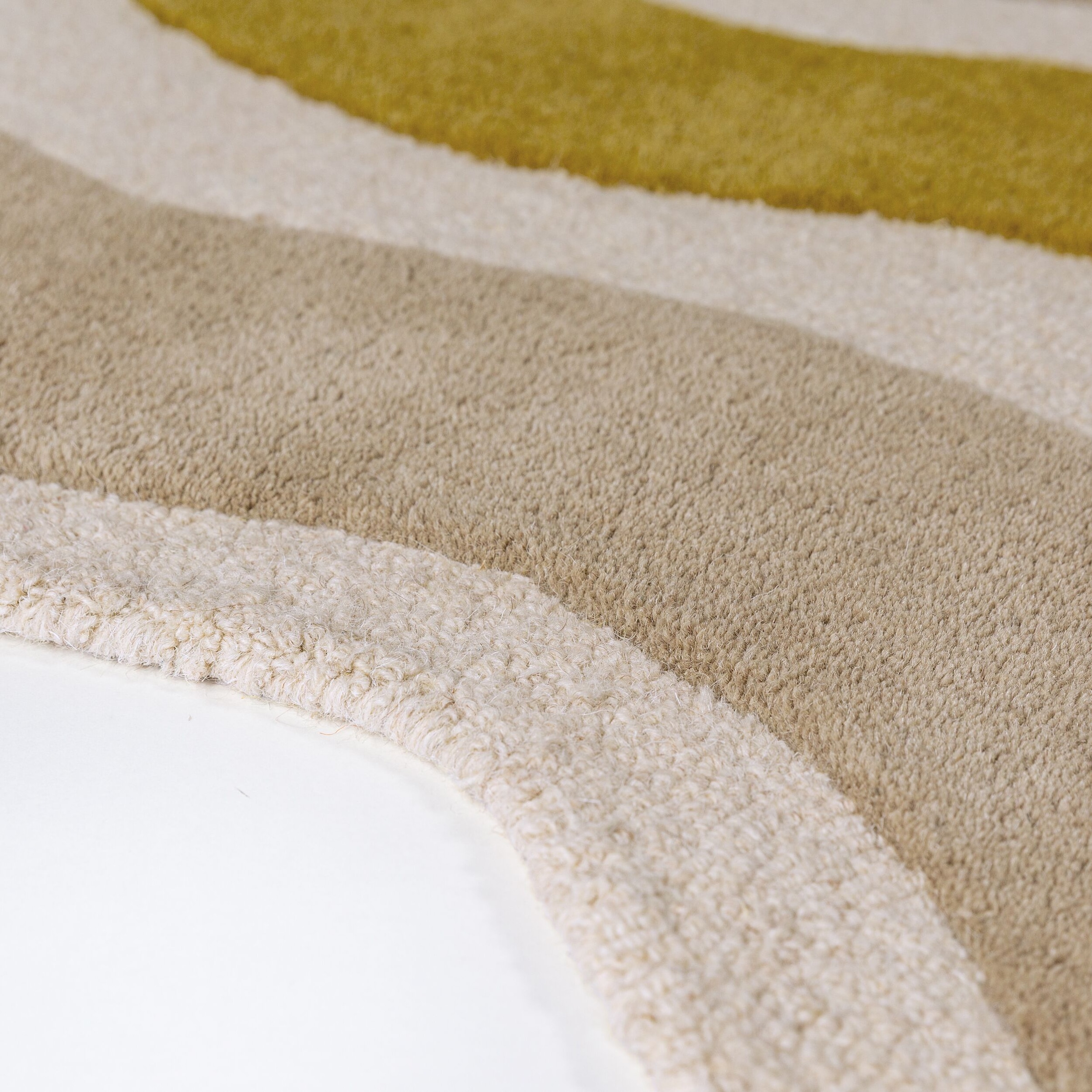 FLAIR RUGS Wollteppich »CASCADE auch als Läufer« rechteckig 7 mm Höhe aus 100% Wolle, Organisches Design, handgetuftet