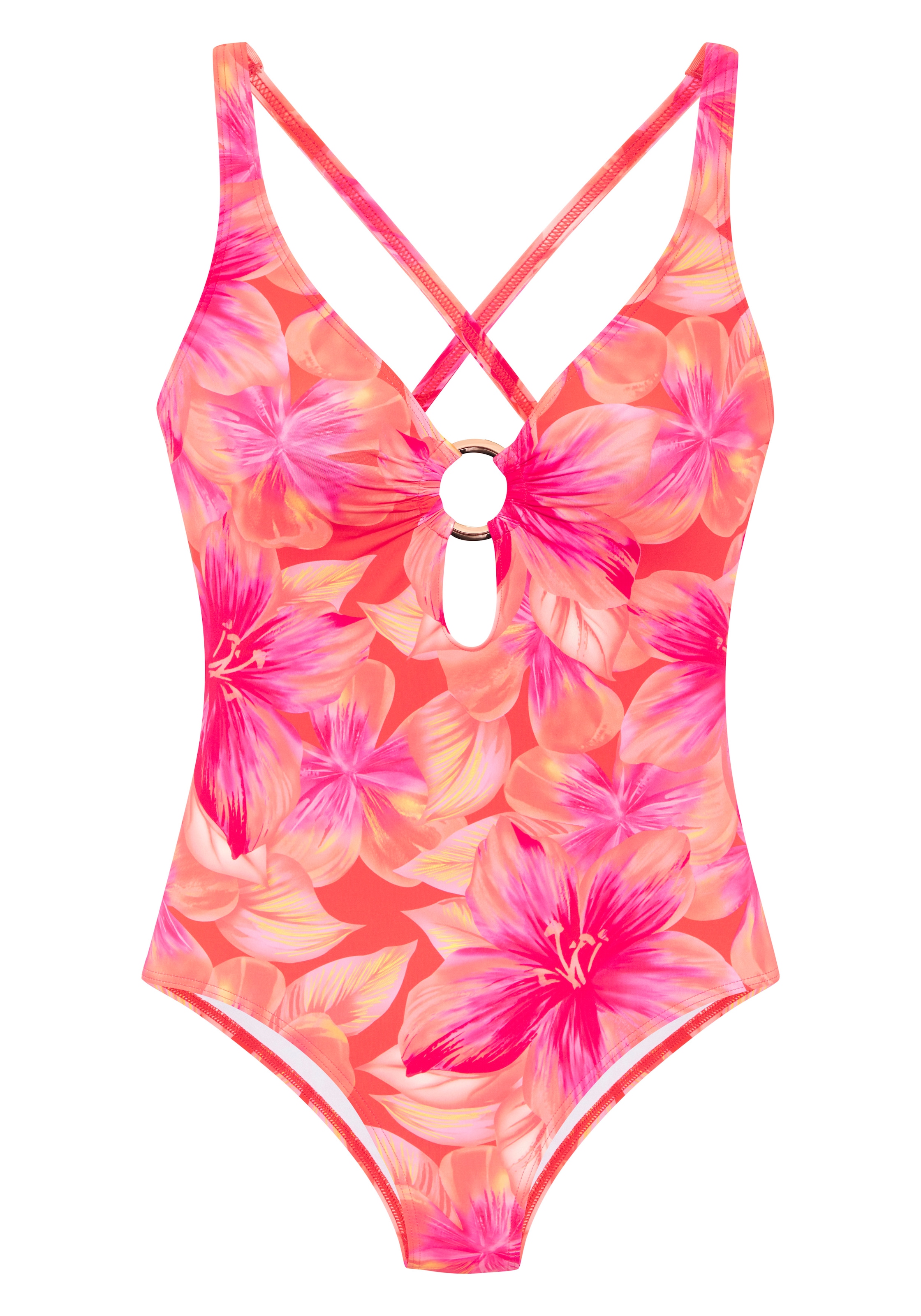 s.Oliver Badeanzug »Jayce« mit Zierring zwischen den Cups