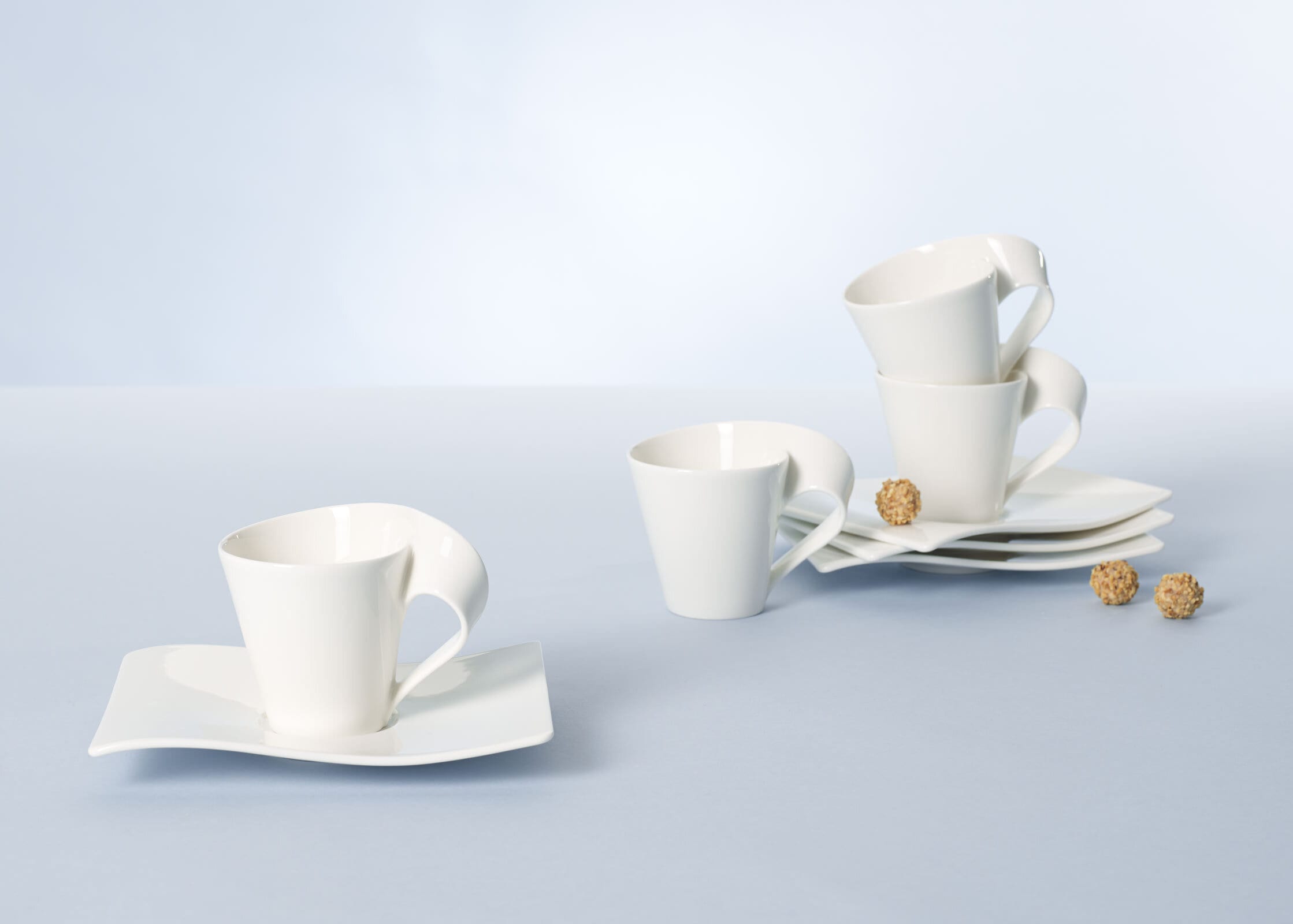 Villeroy & Boch Espressotasse »Mokka-/ Espressotasse NewWave 80 ml 6er Set weiß«