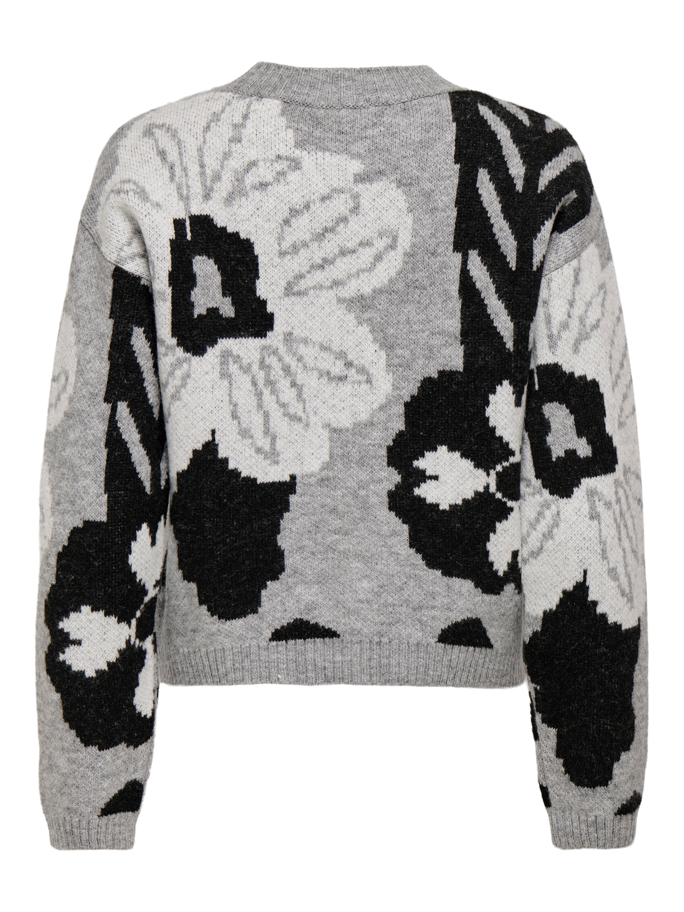 ONLY Rundhalspullover "ONLJADE FLOWER LS O-NECK PULL EX KNT" günstig online kaufen