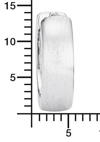 Paar Creolen AMOR "2023069", silber (silberfarben), Ohrringe, Damen, Silber 925 (Sterlingsilber) 3