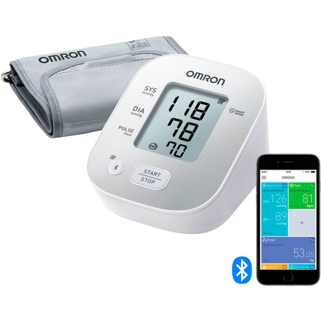 Omron Oberarm-Blutdruckmessgerät »X2 Smart«