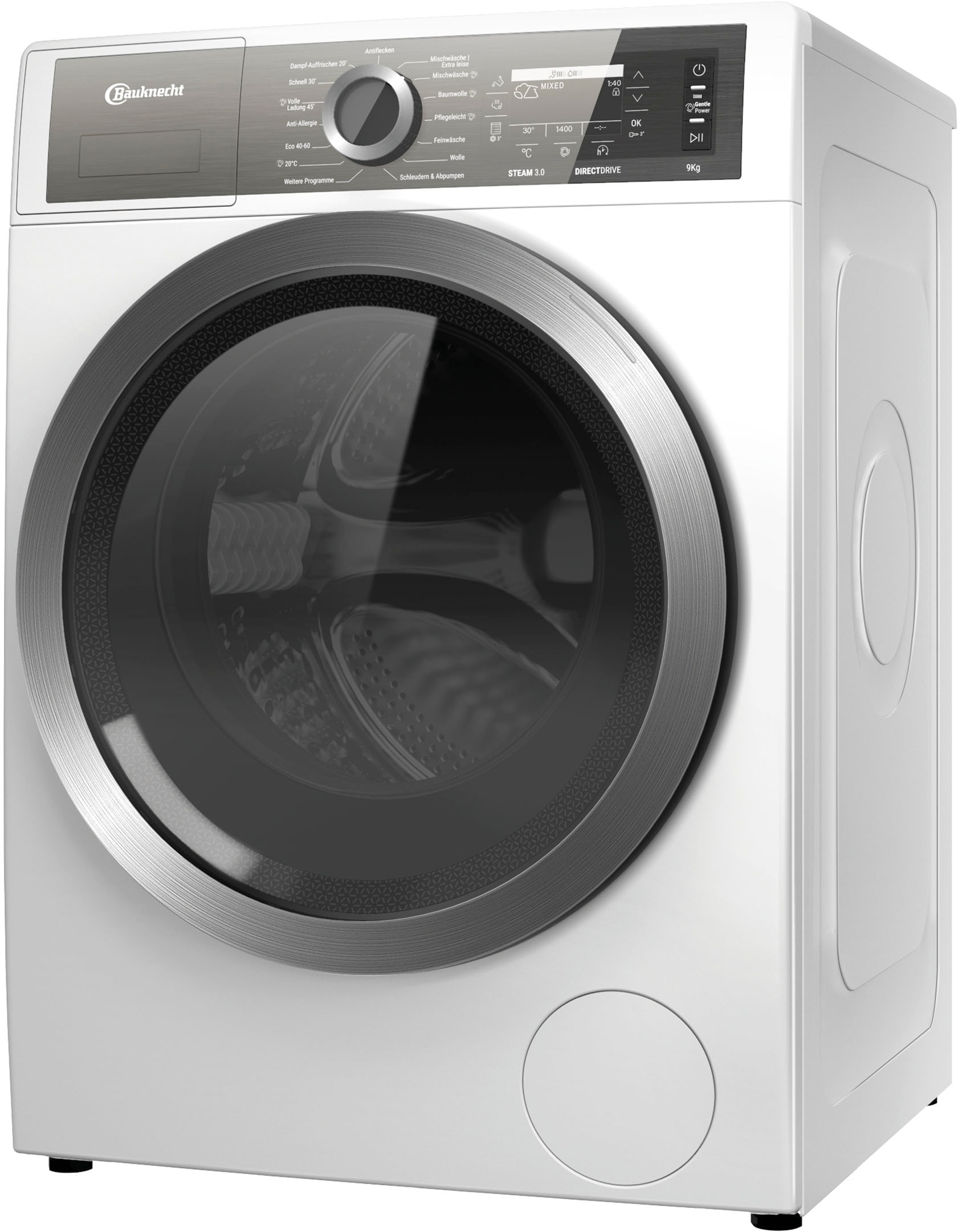 BAUKNECHT Waschmaschine »B7 99 SILENCE DE«, 9 kg, 1400 U/min