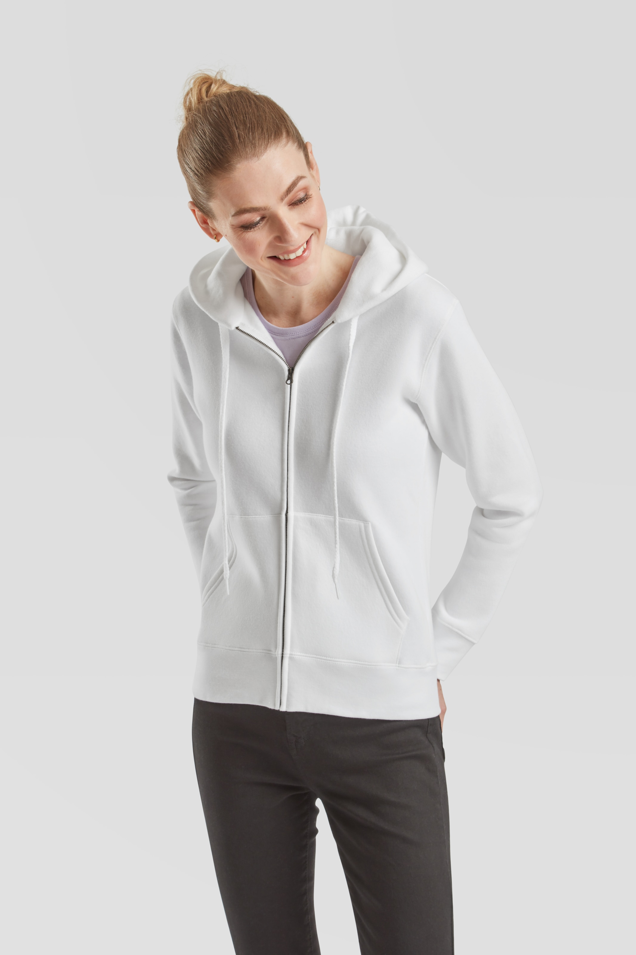 Fruit of the Loom Kapuzensweatshirt "Lady-Fit Premium hooded Sweat Jacket" günstig online kaufen