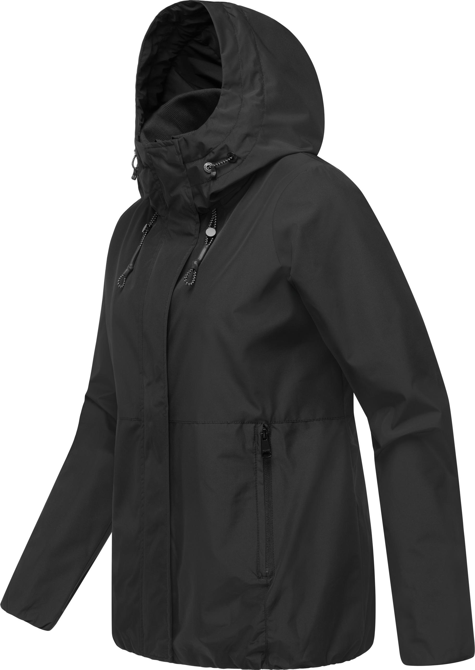 Ragwear Outdoorjacke »Sunniva Light«, mit Kapuze, Wasserdichte und atmungsaktive Damen Übergangsjacke