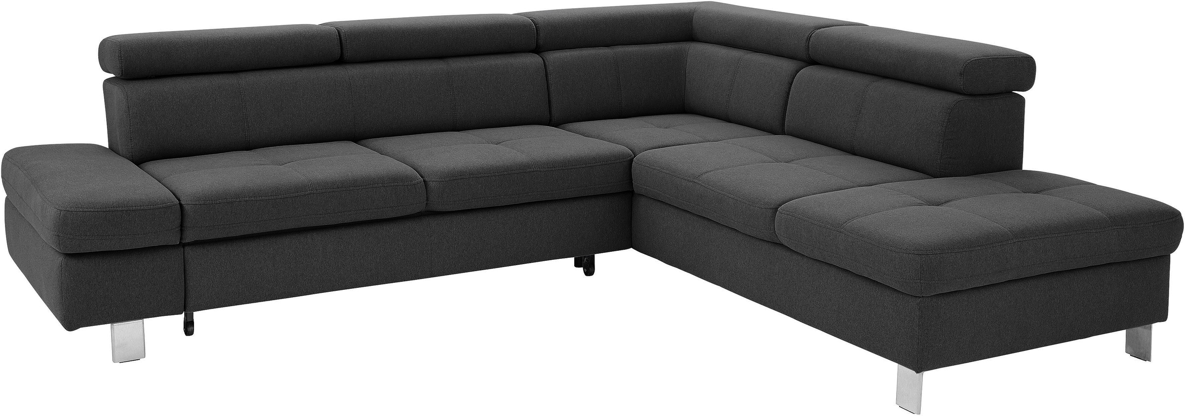 exxpo - sofa fashion Ecksofa "Fiji, L-Form" mit Kopf- bzw. Rückenverstellun günstig online kaufen