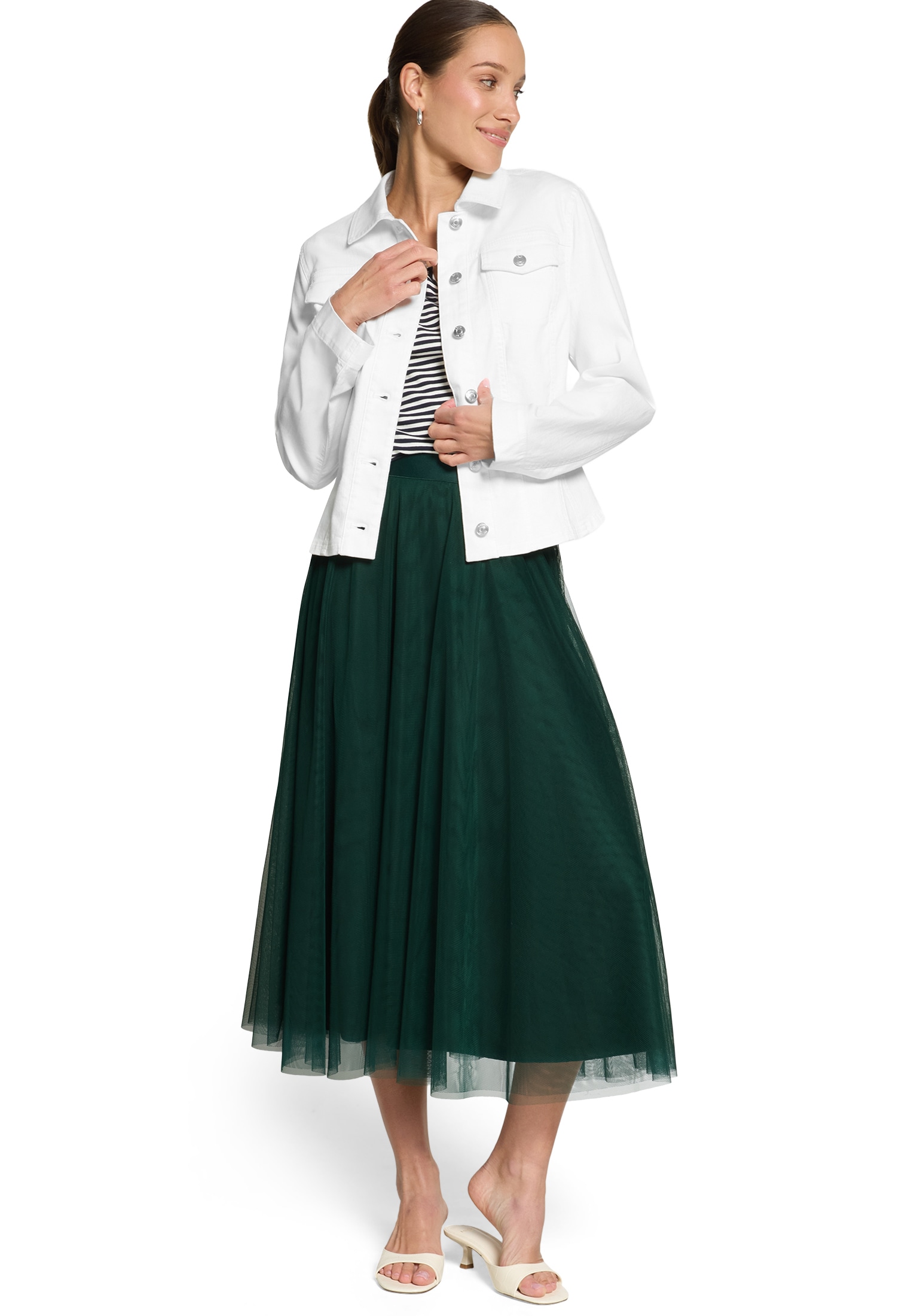 Zero Jackenblazer »Damen im Jeans-Look« Material.