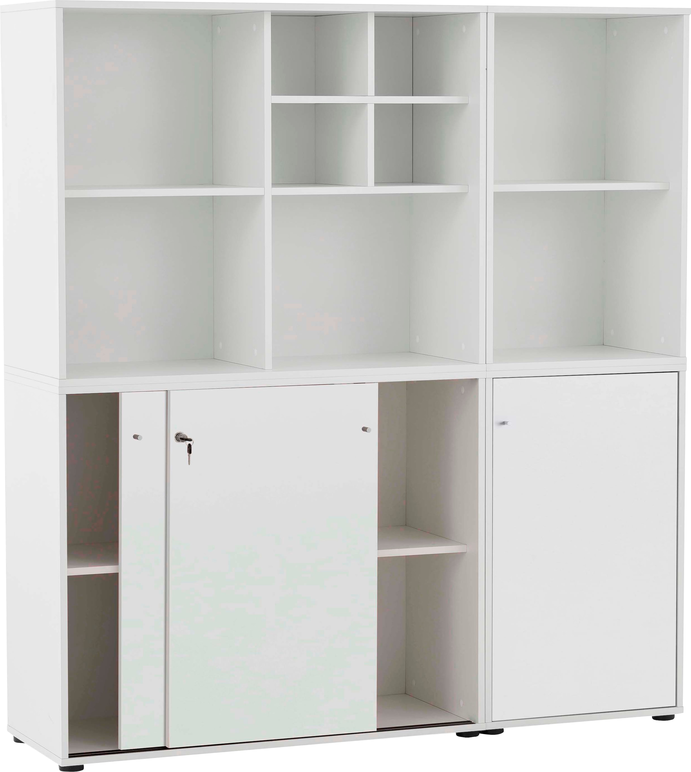 Schildmeyer Aktenschrank "Serie 400, Büromöbel-Set-5-tlg., Made in Germany" Solide Verarbeitung - Dieses Produkt ist in Deutschland gefertigt