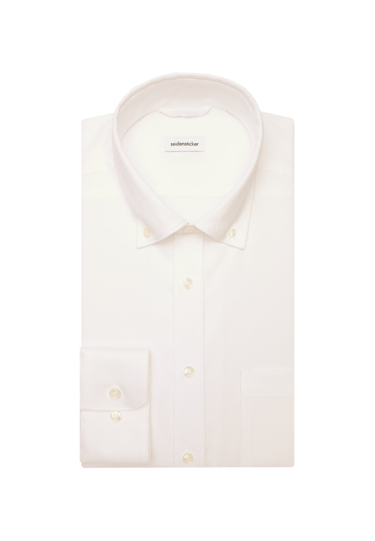 seidensticker Businesshemd »Schwarze Rose«, Regular Button-Down-Kragen Struktur