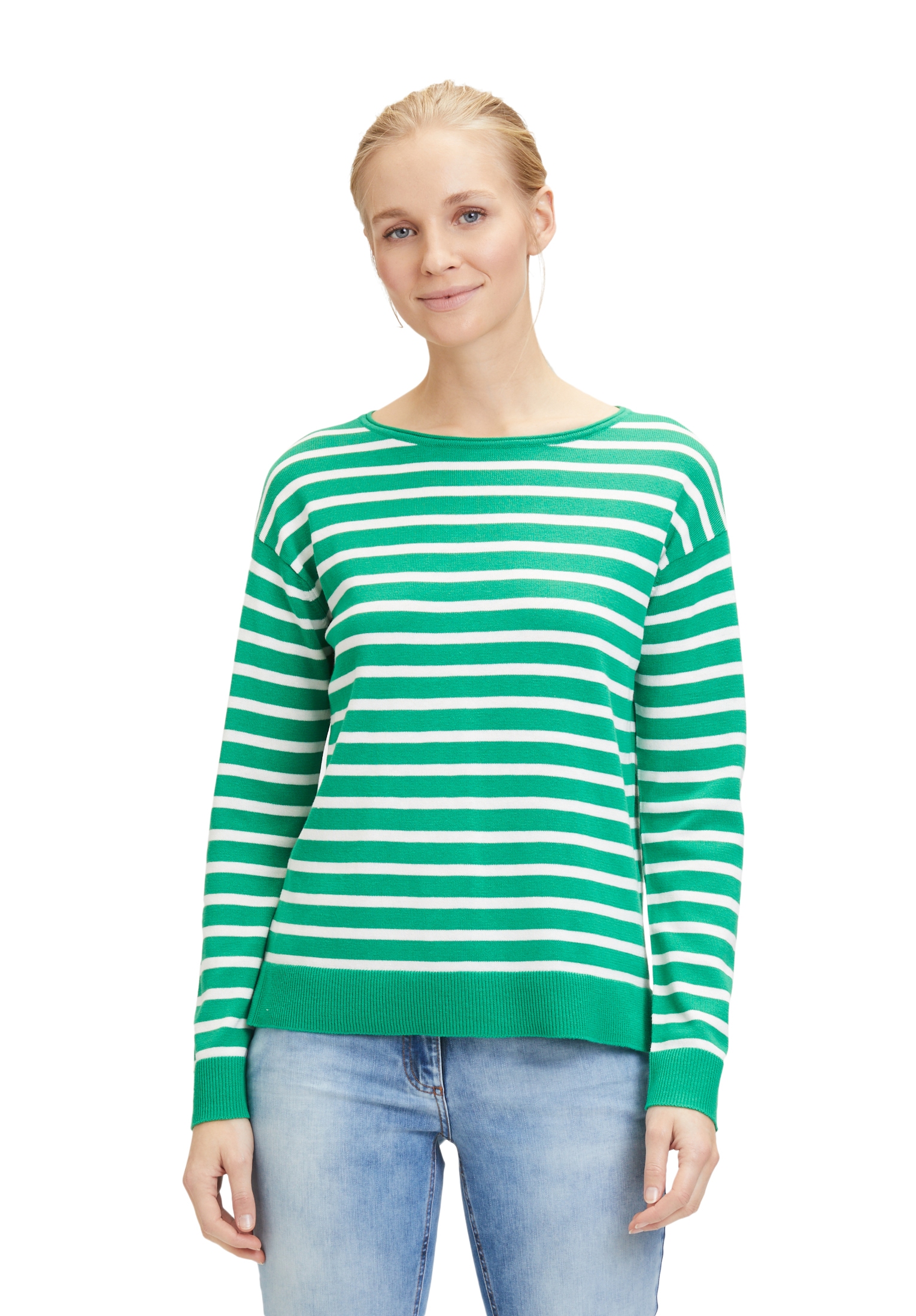 Betty Barclay Strickpullover Betty Barclay Basic-Strickpullover mit Ringel günstig online kaufen