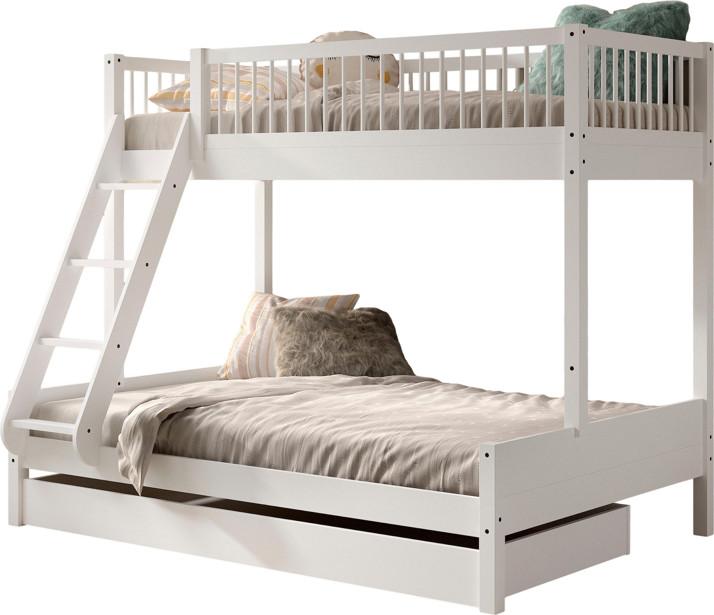 Vipack Etagenbett "Forrest Massivholzbett Made in Europe, stabil und hochwe günstig online kaufen