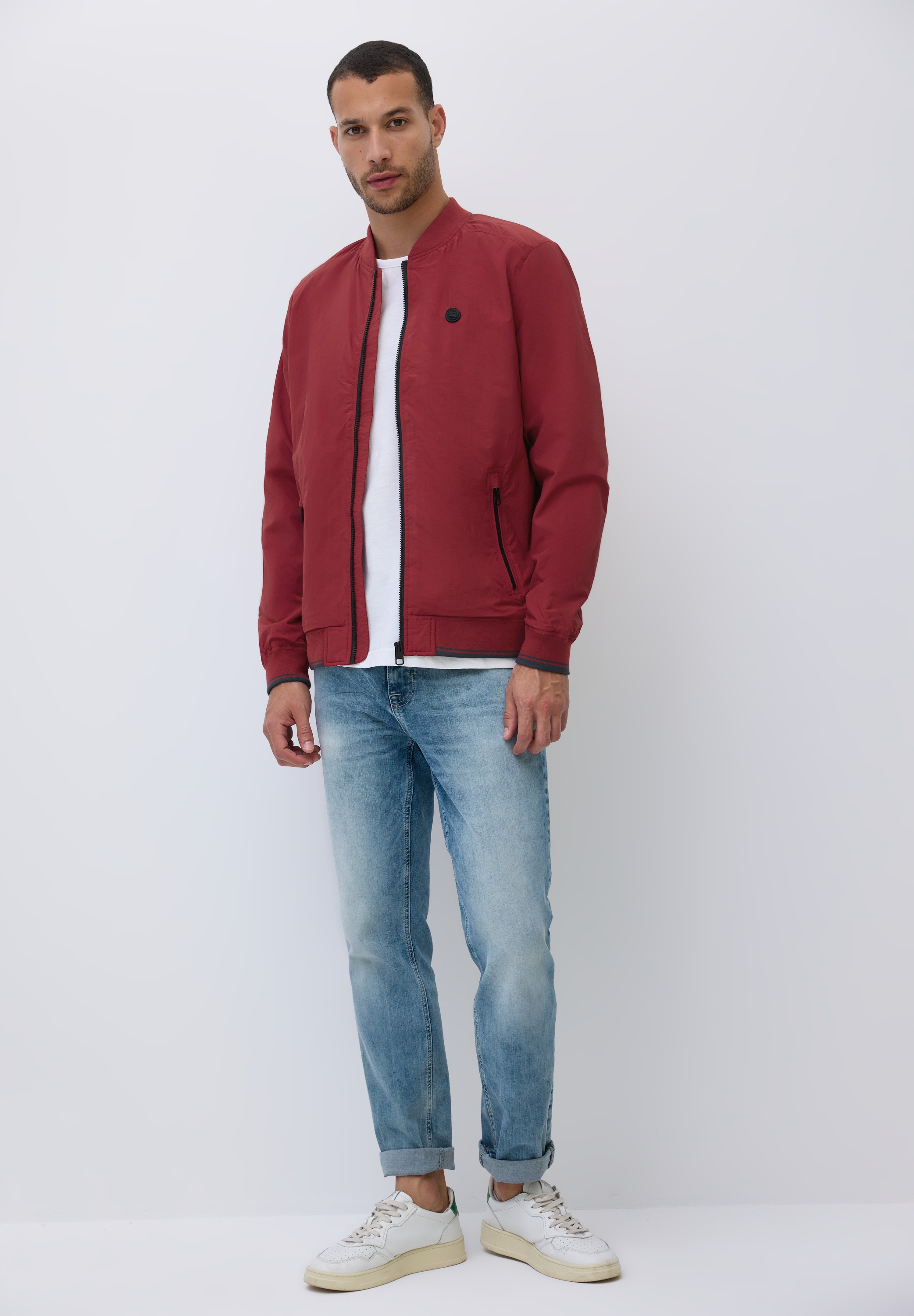 STREET ONE MEN Blouson, ohne Kapuze, mit Stehkragen
