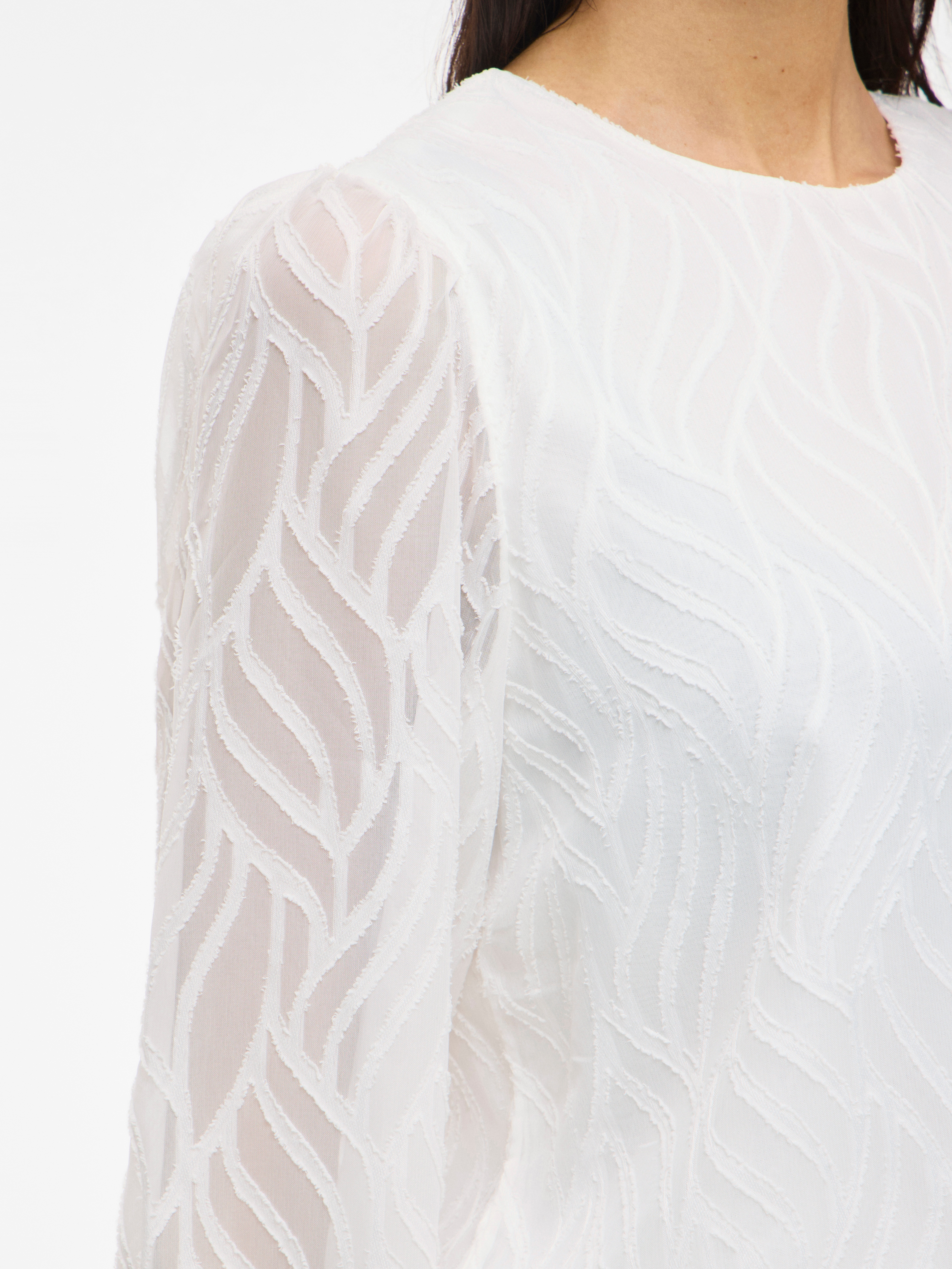 Thumbnail - Vila Blusenshirt "VIMIKA O-NECK L/S TOP - NOOS"