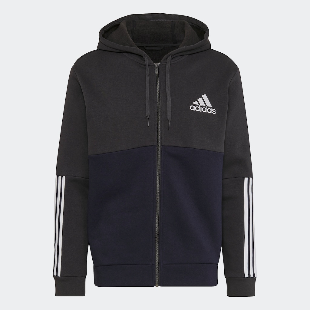 adidas Sportswear Kapuzensweatshirt »ESSENTIALS COLORBLOCK FLEECE KAPUZENJACKE«