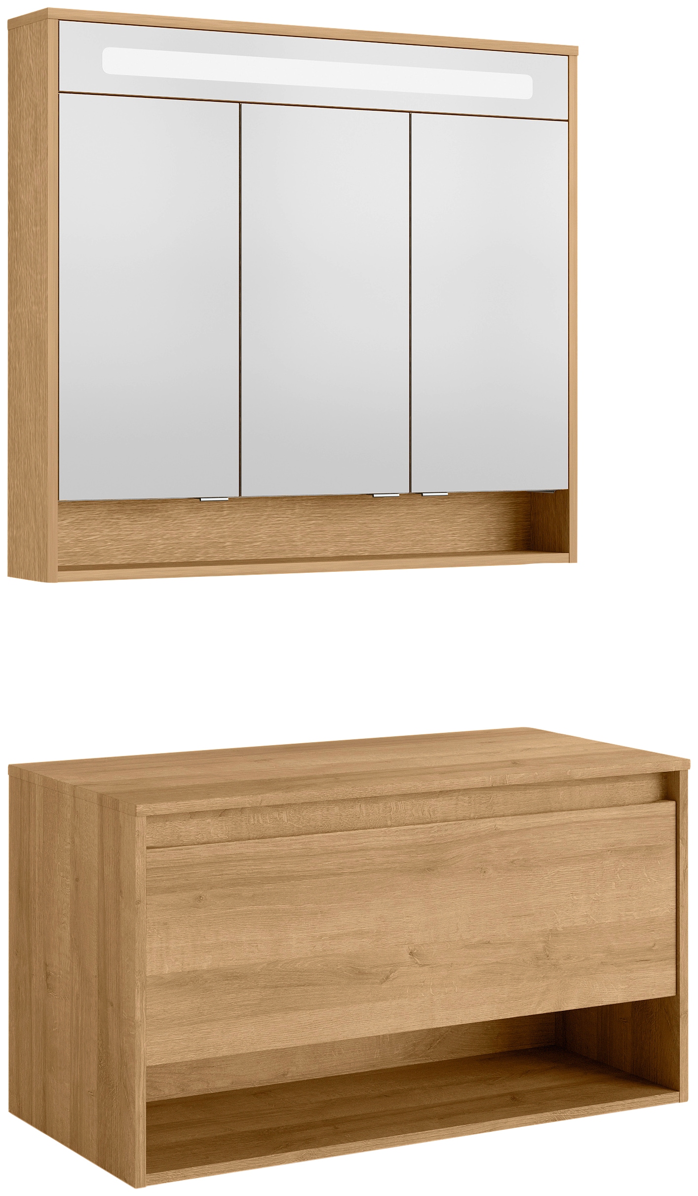FACKELMANN Waschbeckenunterschrank "Natura", (Set), Badmöbel mit Soft-Close günstig online kaufen