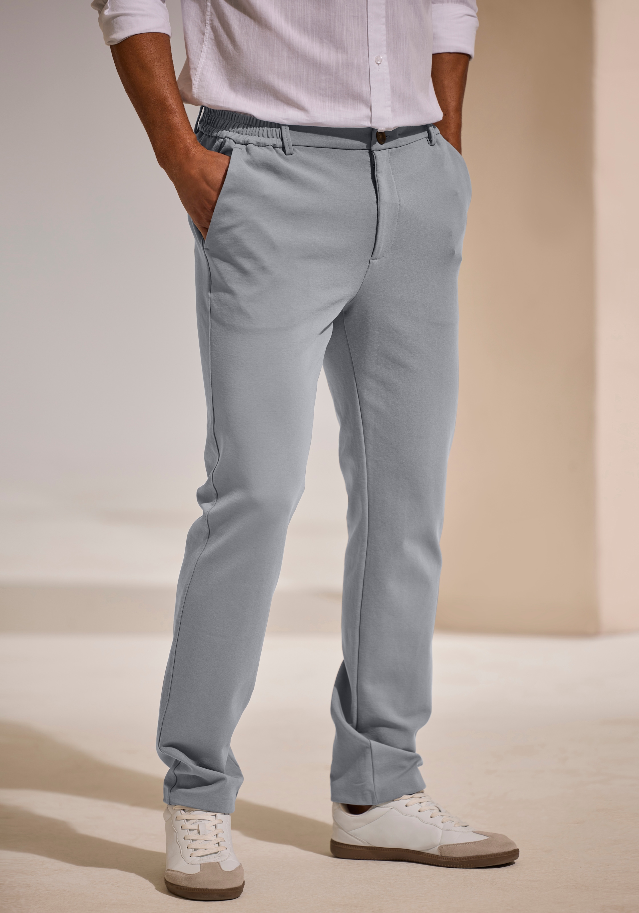 H.I.S Stoffhose », Dehnbund-Hose mit seitlichem Gummizug, auch in großen Größen«  Komfortbund - besonders bequem