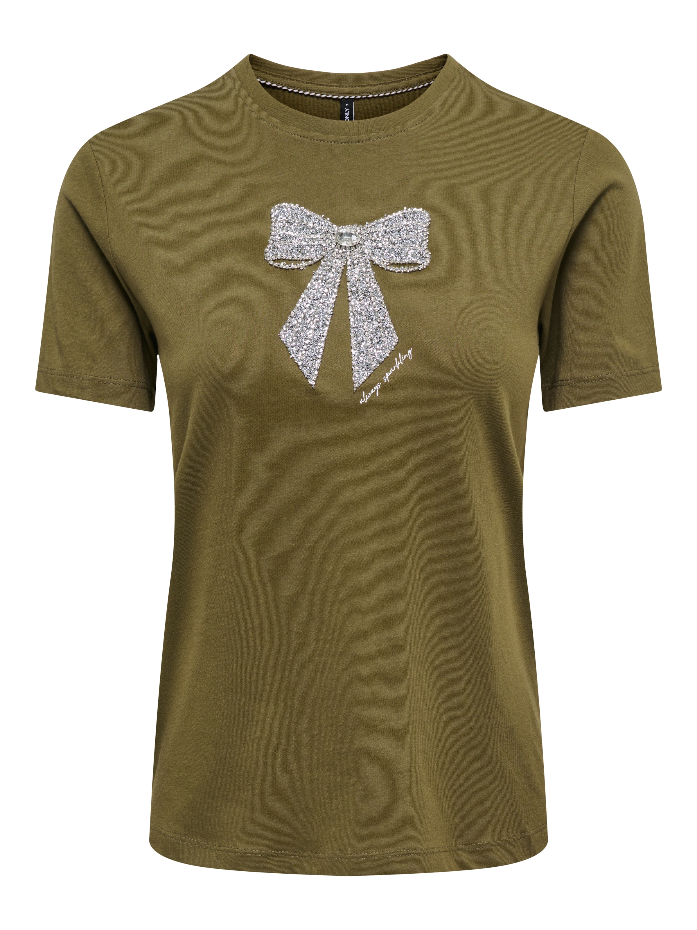 ONLY Kurzarmshirt »ONLKITA S/S LUXE JRS NOOS« Baumwolle, regular fit
