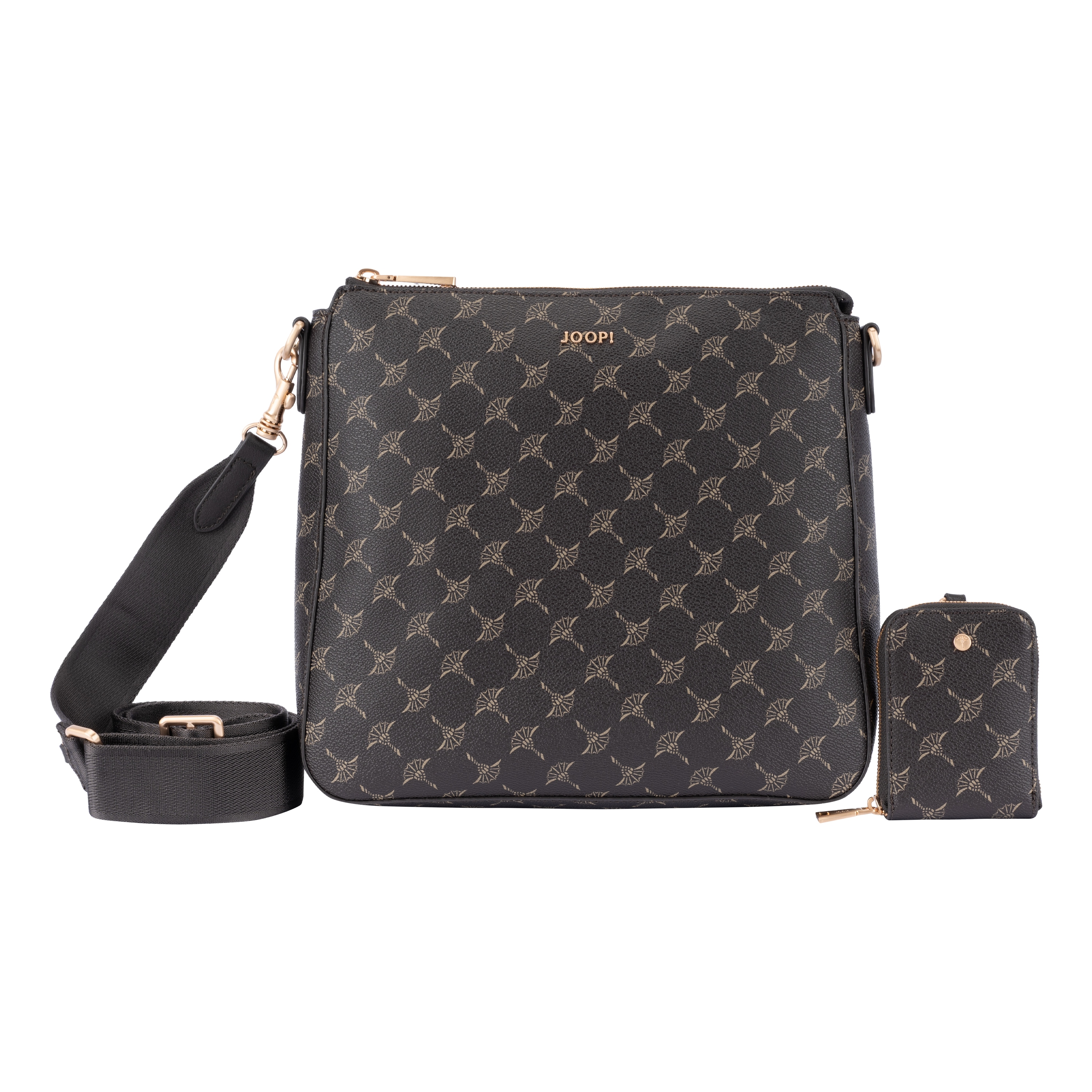 JOOP Umhängetasche "cortina 1.0 jasmina shoulderbag mvz" Damen Schultertasche, mit typischem Musterdruck