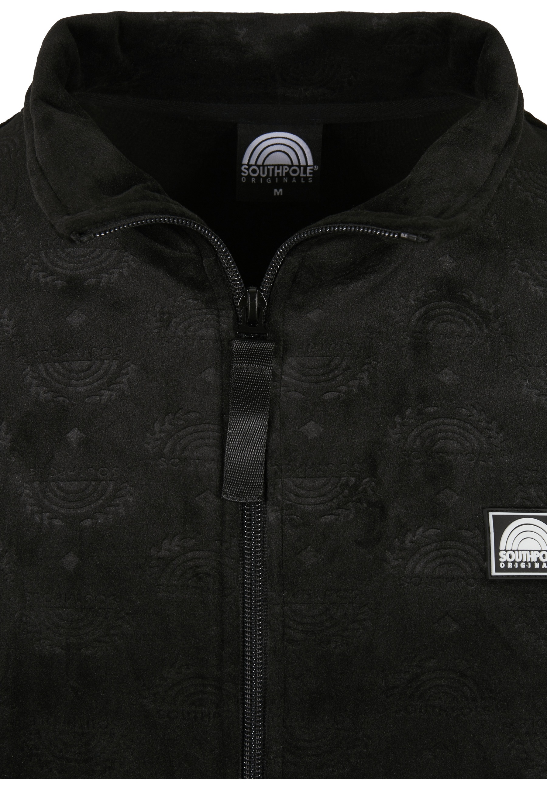 Southpole Langmantel »Southpole Herren Southpole AOP Velour Jacket«