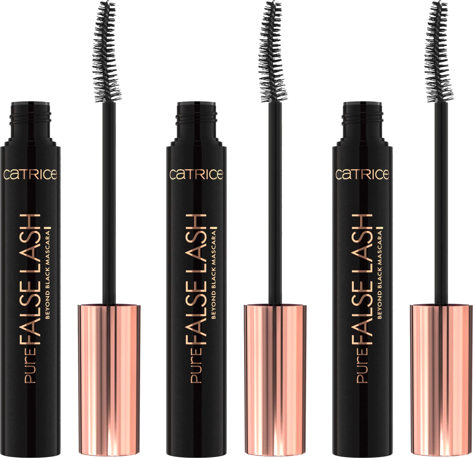 Catrice Mascara »Pure False Lash Beyond Black Mascara«, (Set, 3 tlg.)