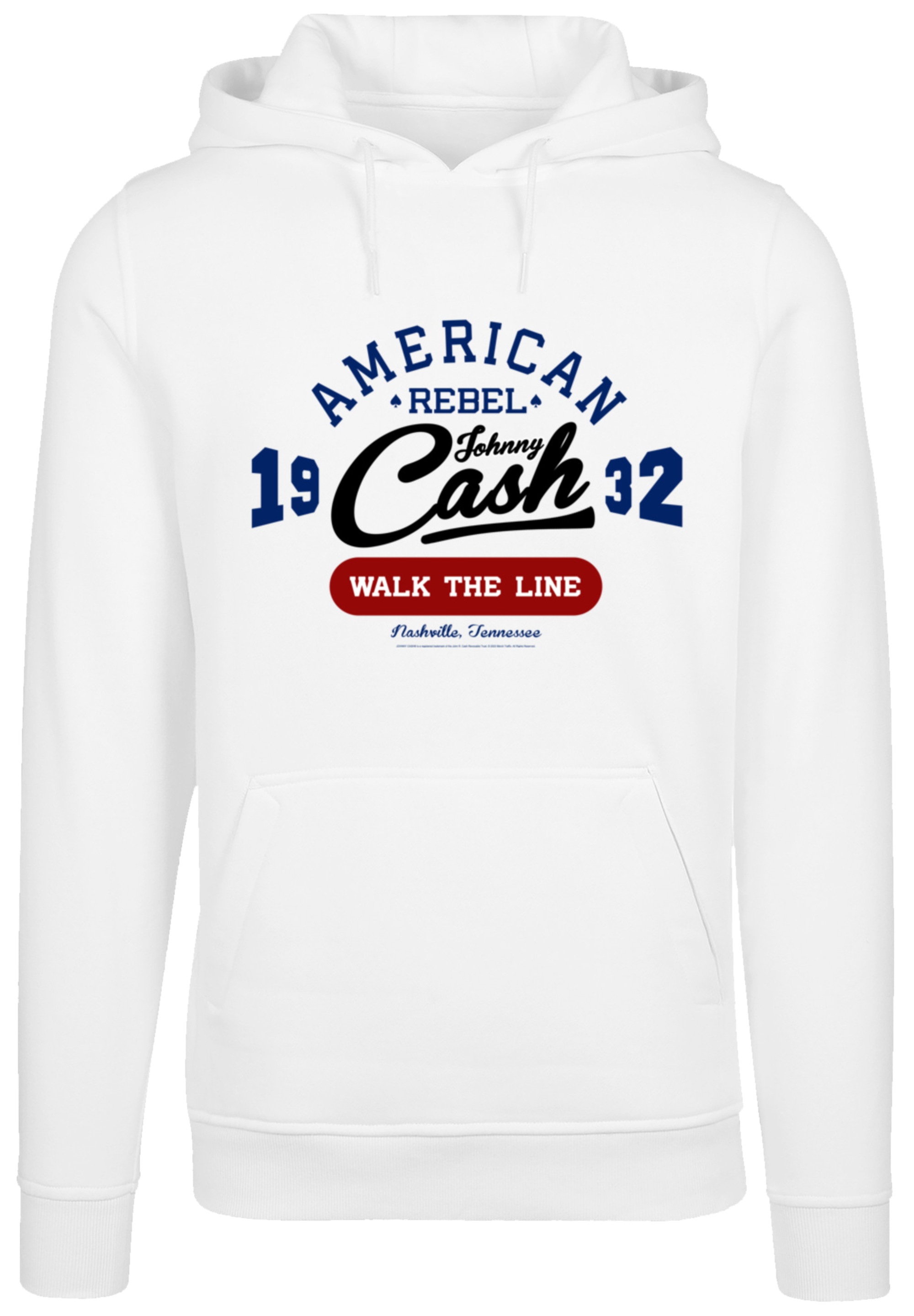 F4NT4STIC Kapuzenpullover »Johnny Cash Music Walk the Line«, Premium Qualität, Band, Logo