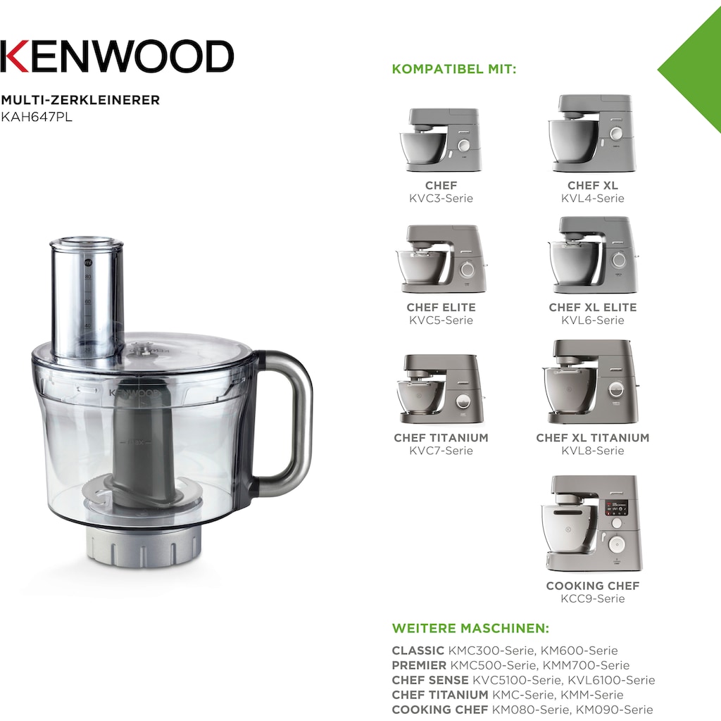 KENWOOD Zerkleinereraufsatz »KAH647PL«