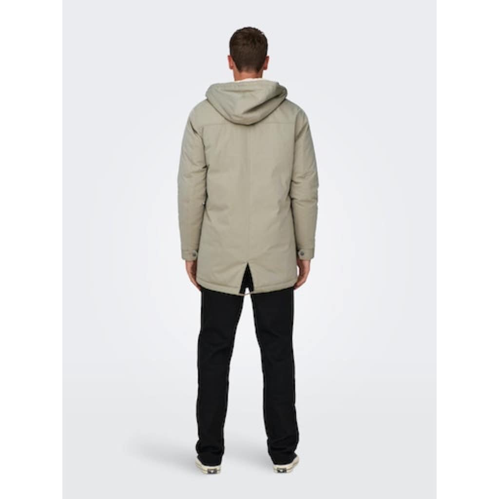 ONLY & SONS Parka »ALEX TEDDY PARKA«, mit Kapuze