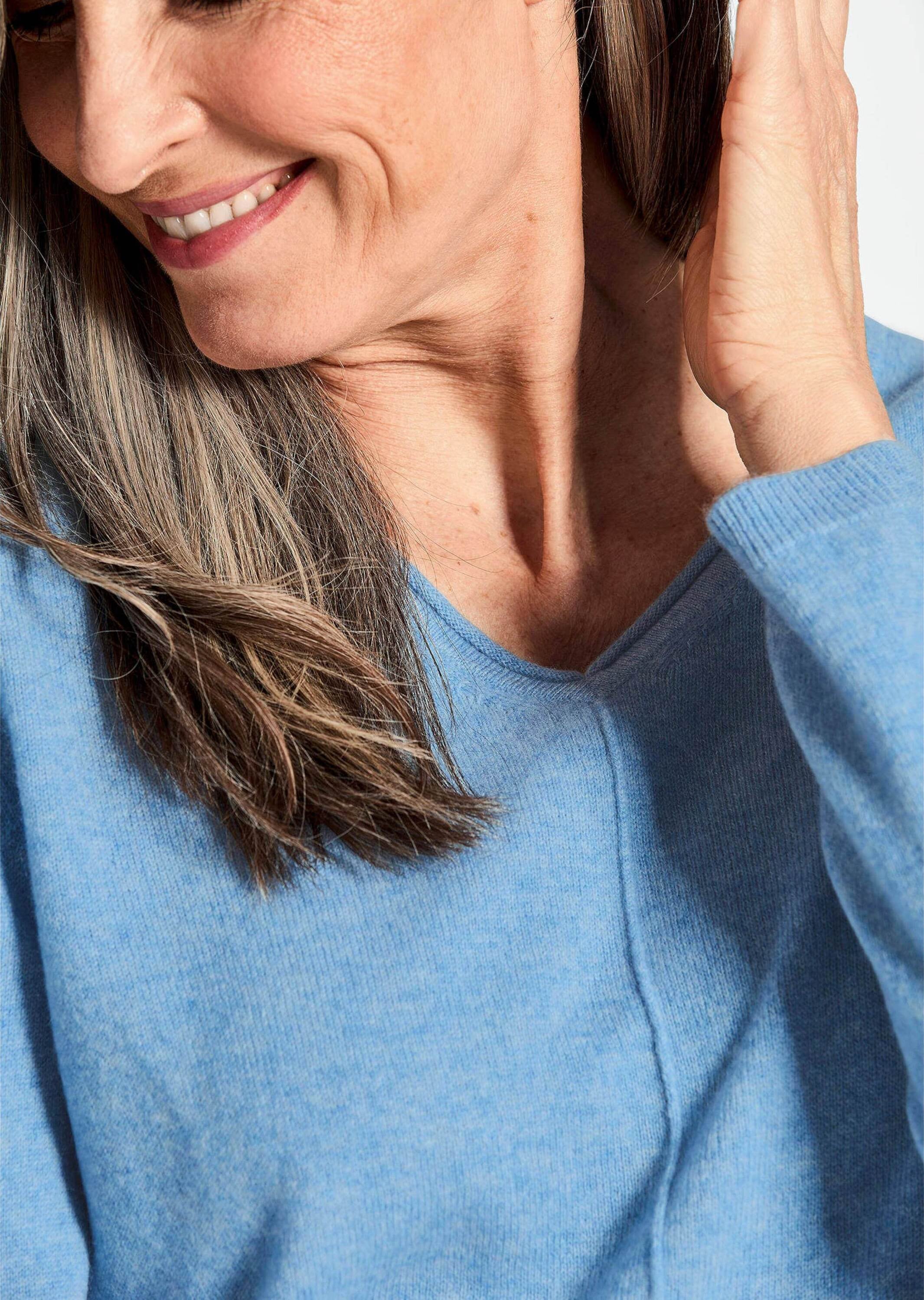 GOLDNER Strickpullover »Kaschmirpullover mit V-Ausschnitt Kaschmirpullover mit V-Ausschnitt«