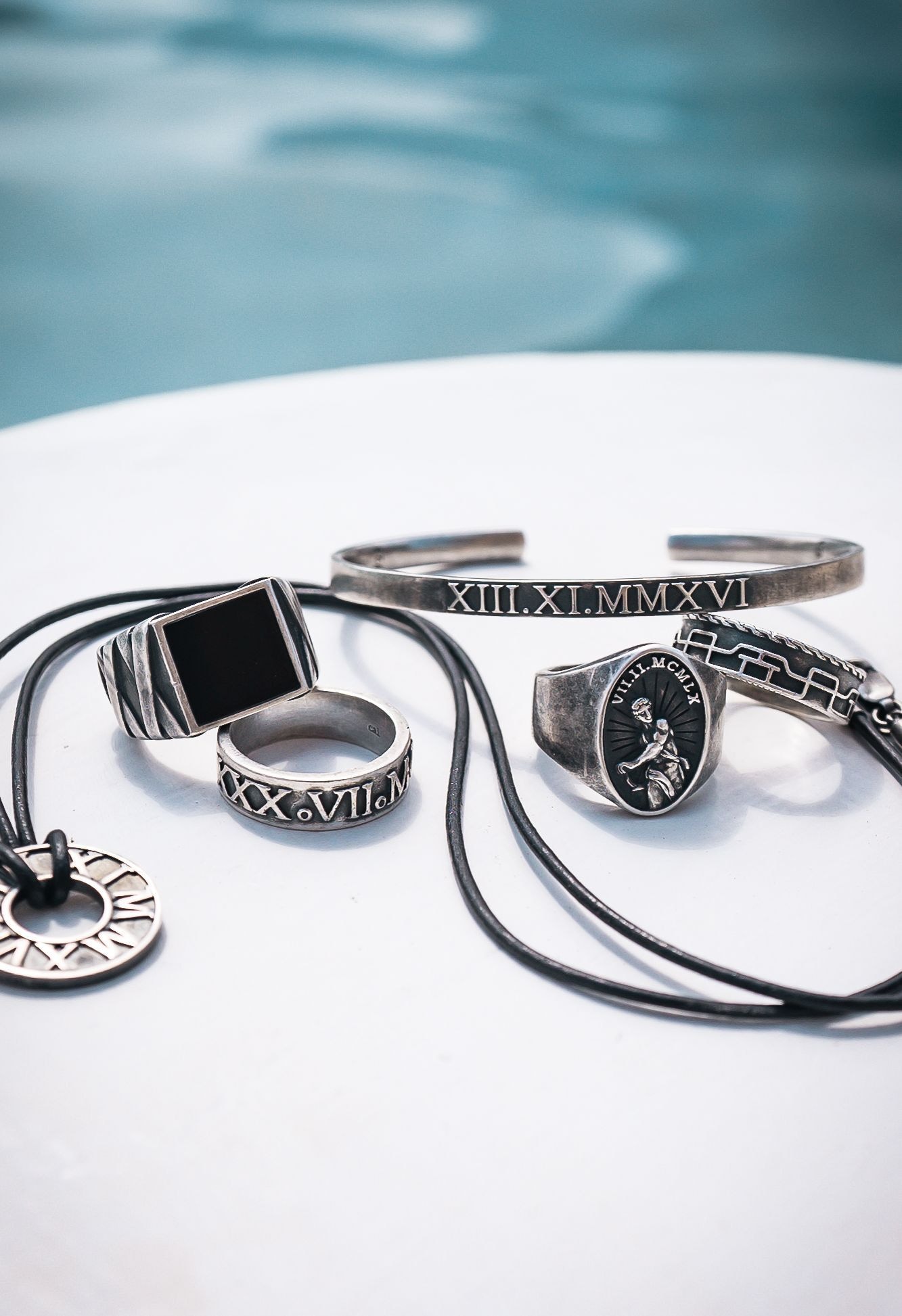 matt-oxidiert«, mit Armband CAÏ Sterling BAUR Silber | »925/- Geschenketui