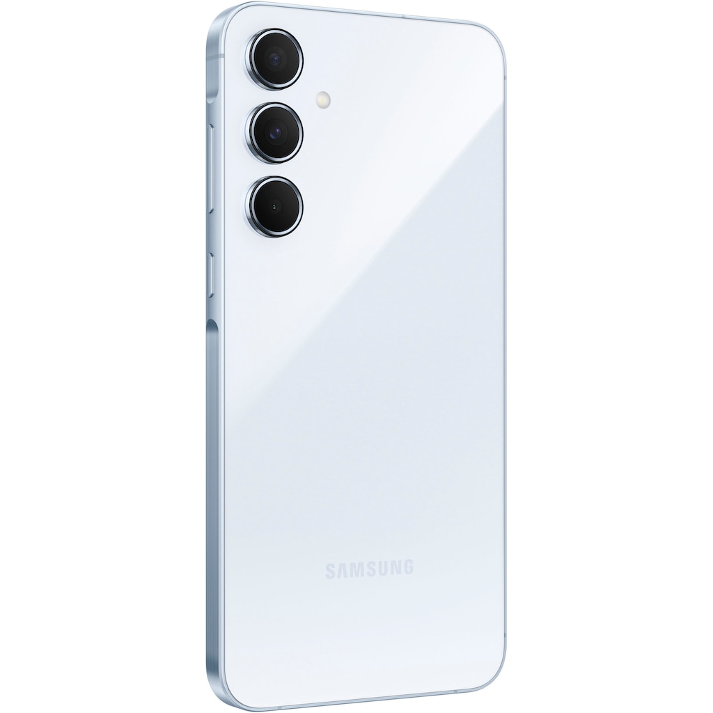 Samsung Smartphone »Galaxy A55 5G 256GB«, Eisblau, 16,83 cm/6,6 Zoll, 256 GB Speicherplatz, 50 MP Kamera