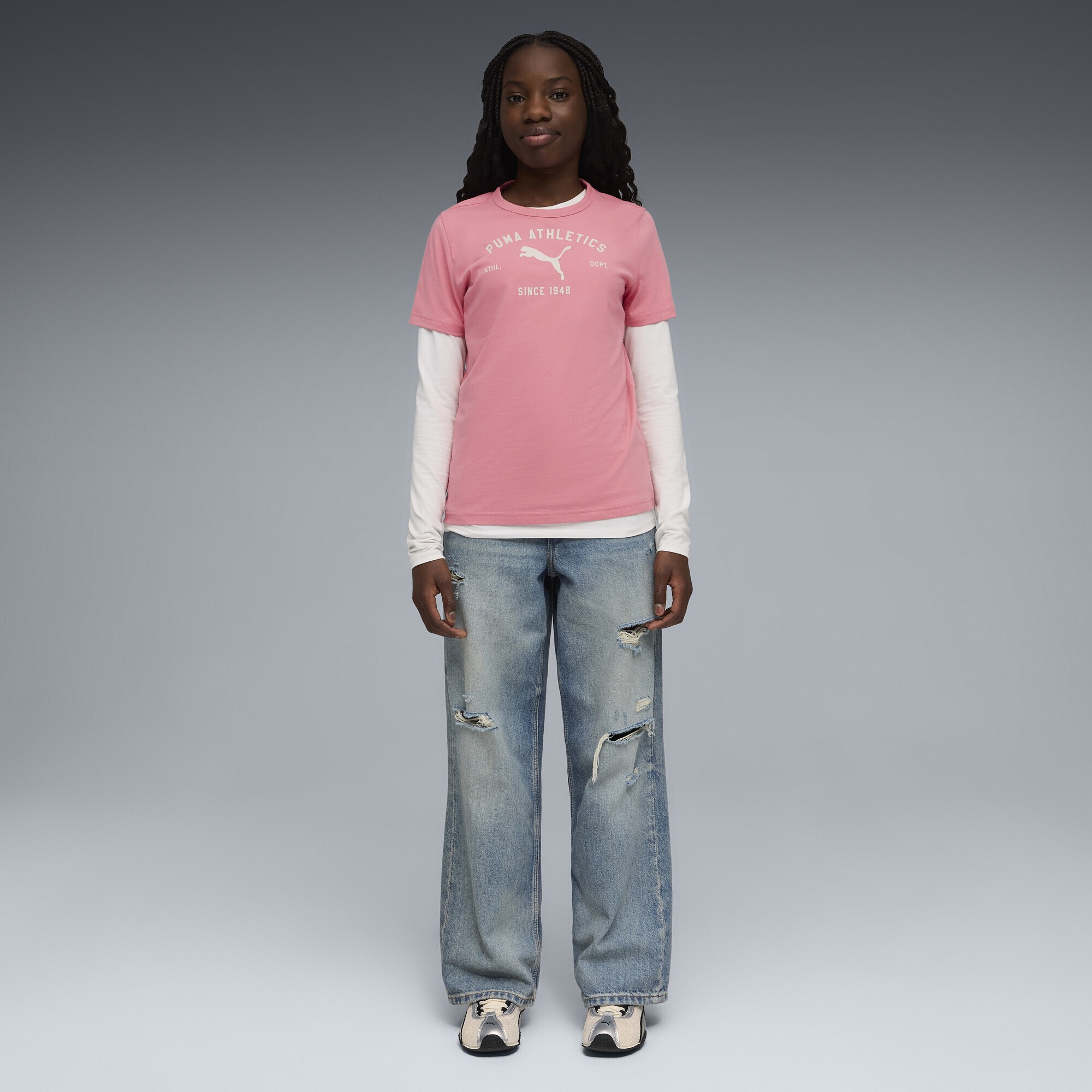 PUMA T-Shirt »PUMA Class Graphic T-Shirt Mädchen«