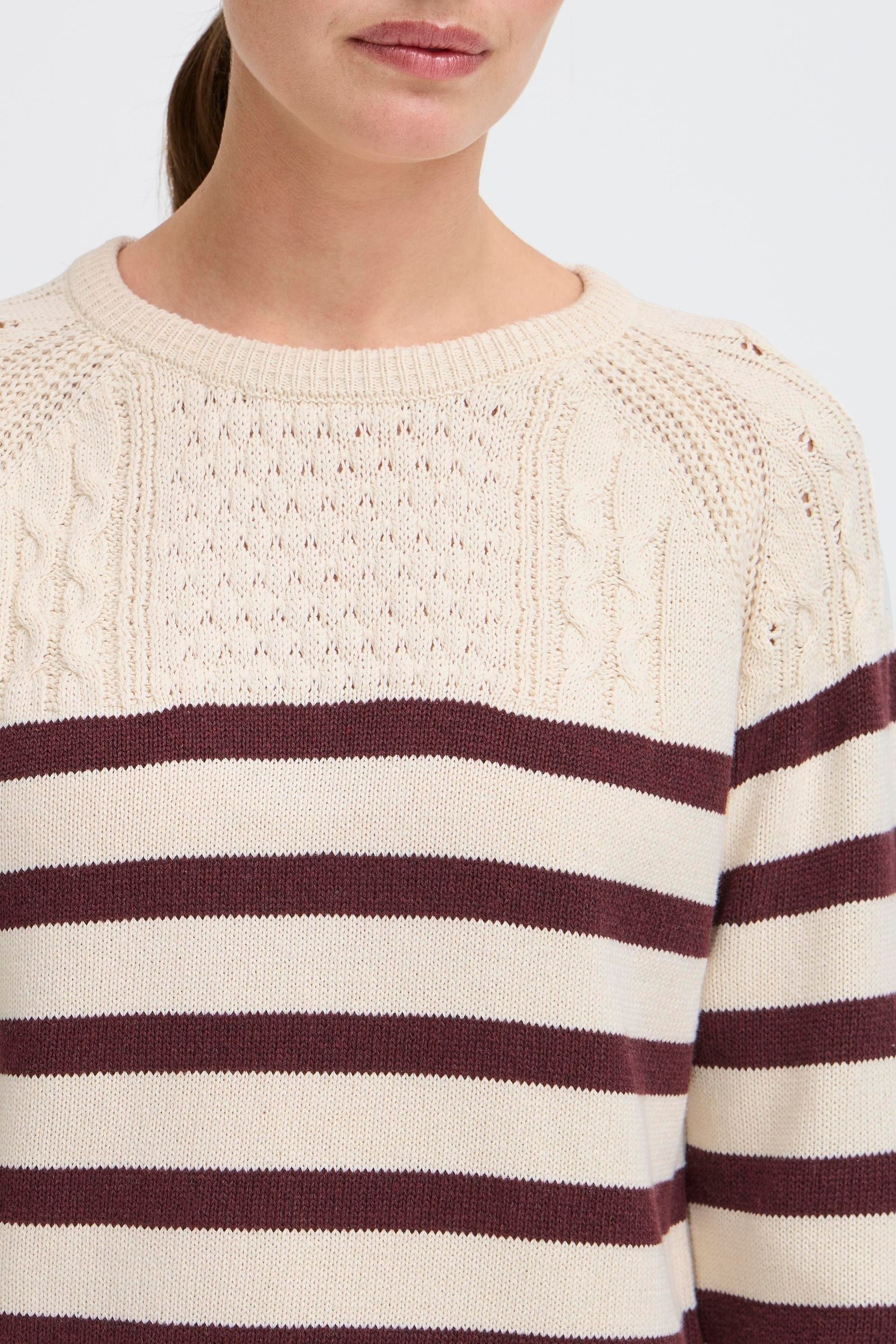 OXMO Strickfleece-Pullover »Strickpullover OXFSANVA«