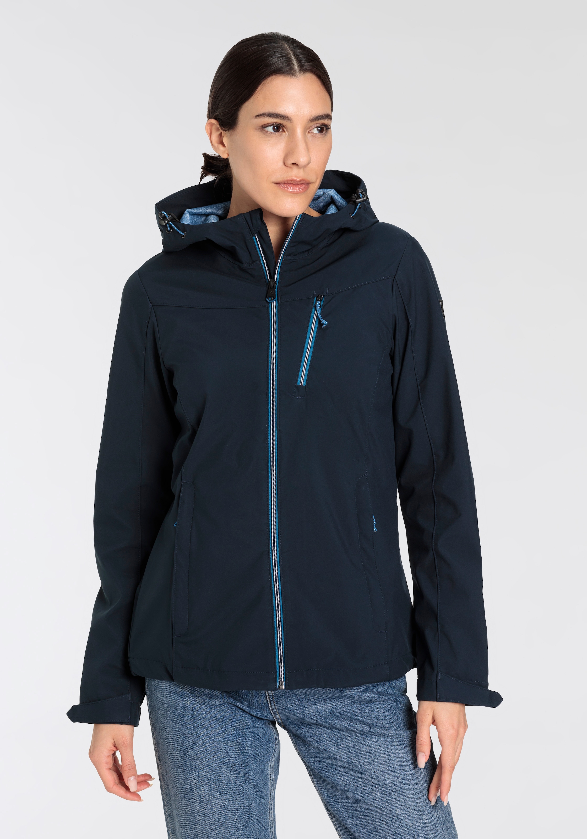 Killtec Softshelljacke, mit Kapuze