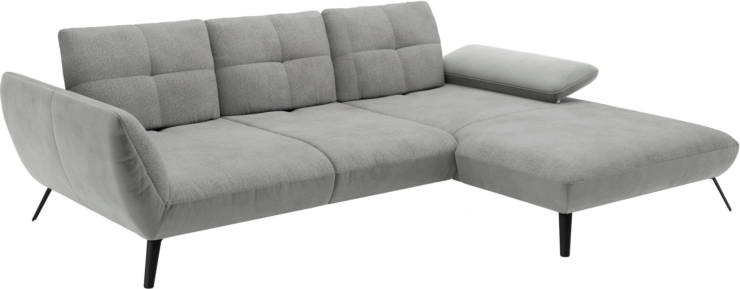 Places of Style Ecksofa »Mikado L-Form«, inkl. Sitztiefenverstellung und Armteilverstellung