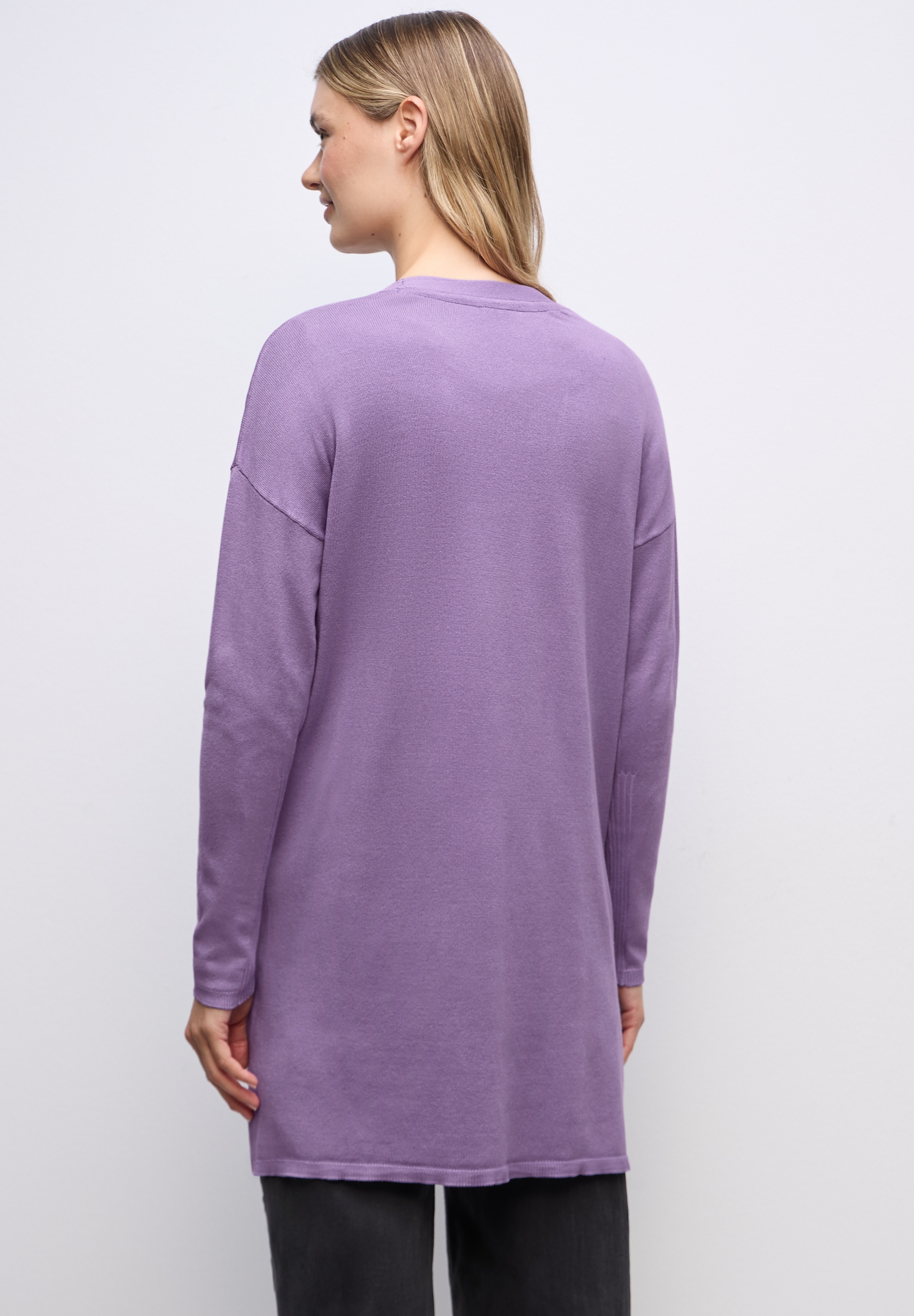 STREET ONE Strickjacke verschlusslos