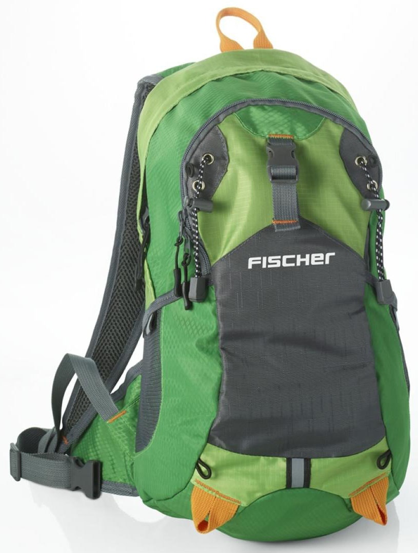 FISCHER Fahrrad Fahrradrucksack "Rucksack mit Helmnetz", mit Helmnetz