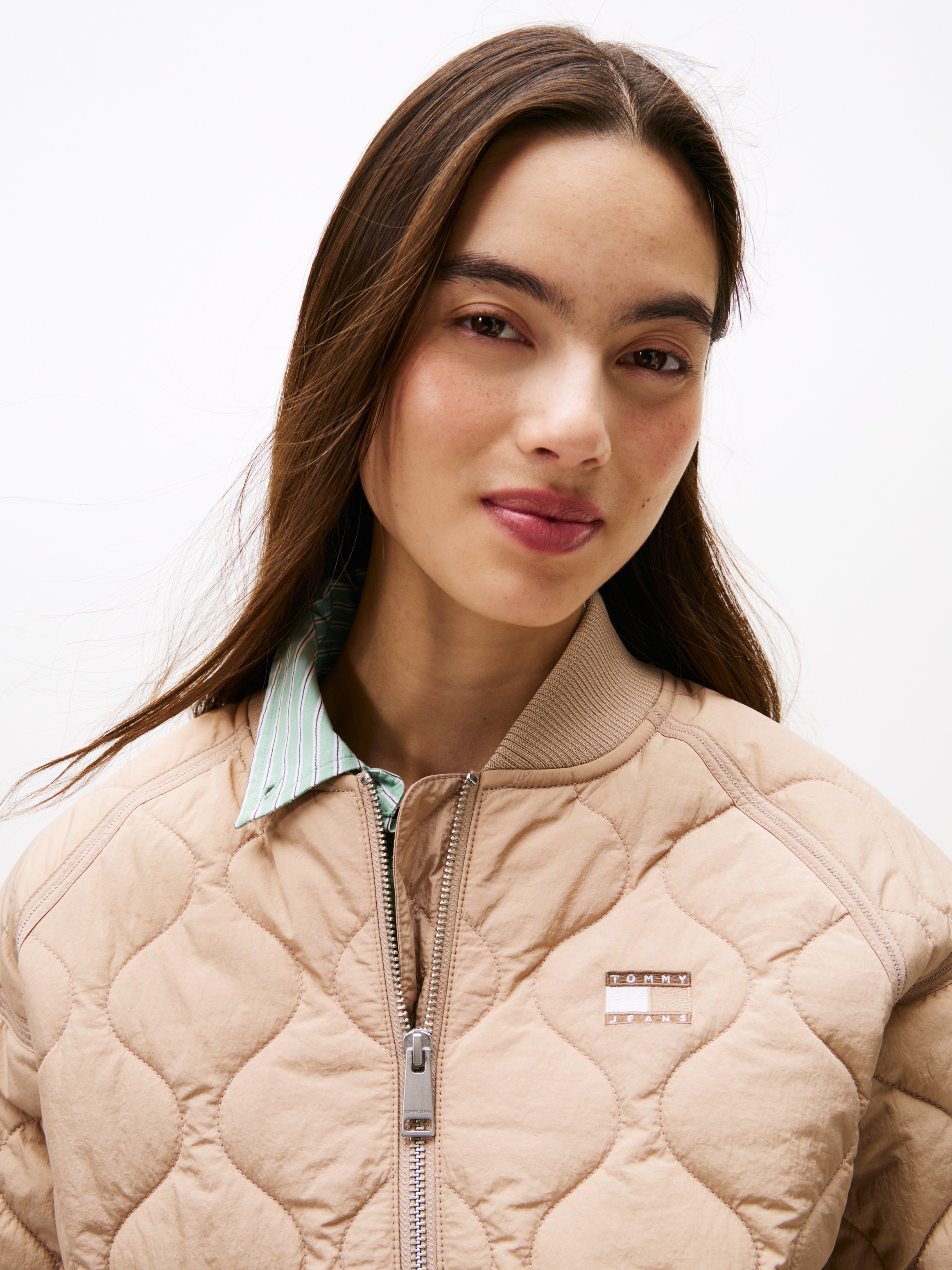 Tommy Jeans Bomberjacke »TJW QUILTED BOMBER«, ohne Kapuze