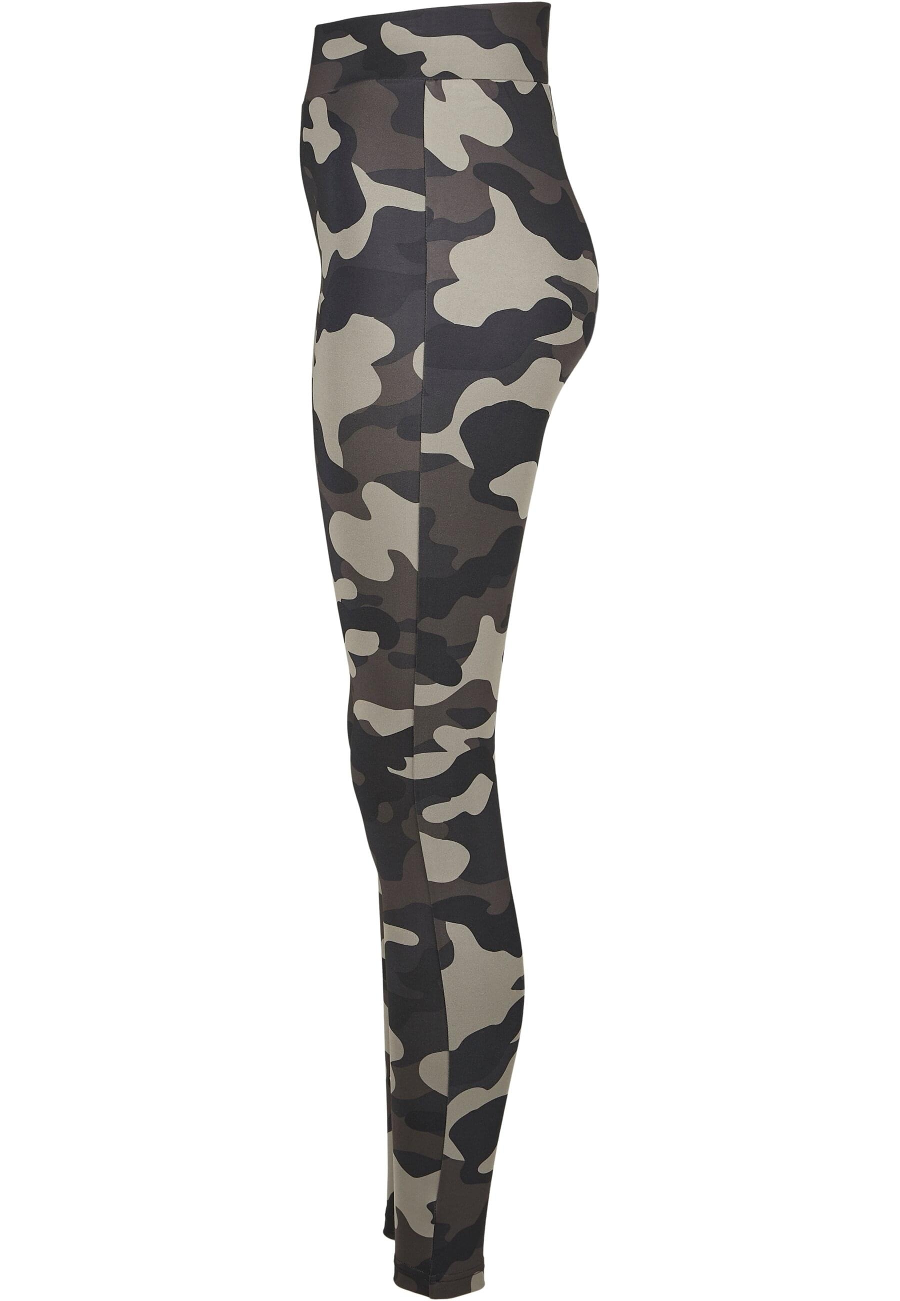 URBAN CLASSICS Leggings »Urban Classics Damen Ladies High Waist Camo Tech Leggings«, (1 tlg.)