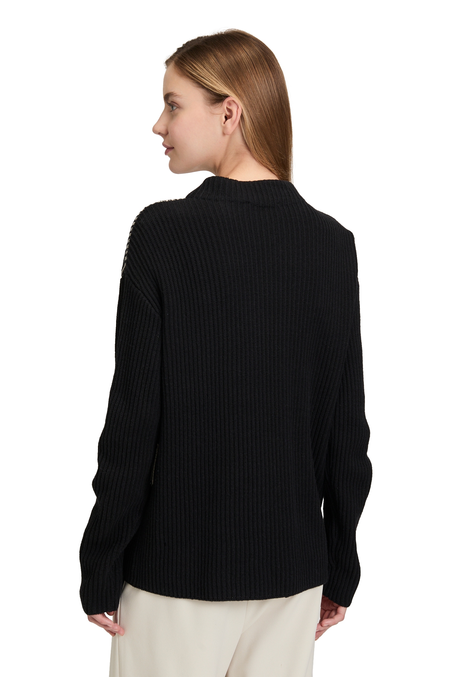 Betty Barclay Strickpullover »Betty Barclay Damen Strickpullover mit Intarsie«, (1 tlg.)