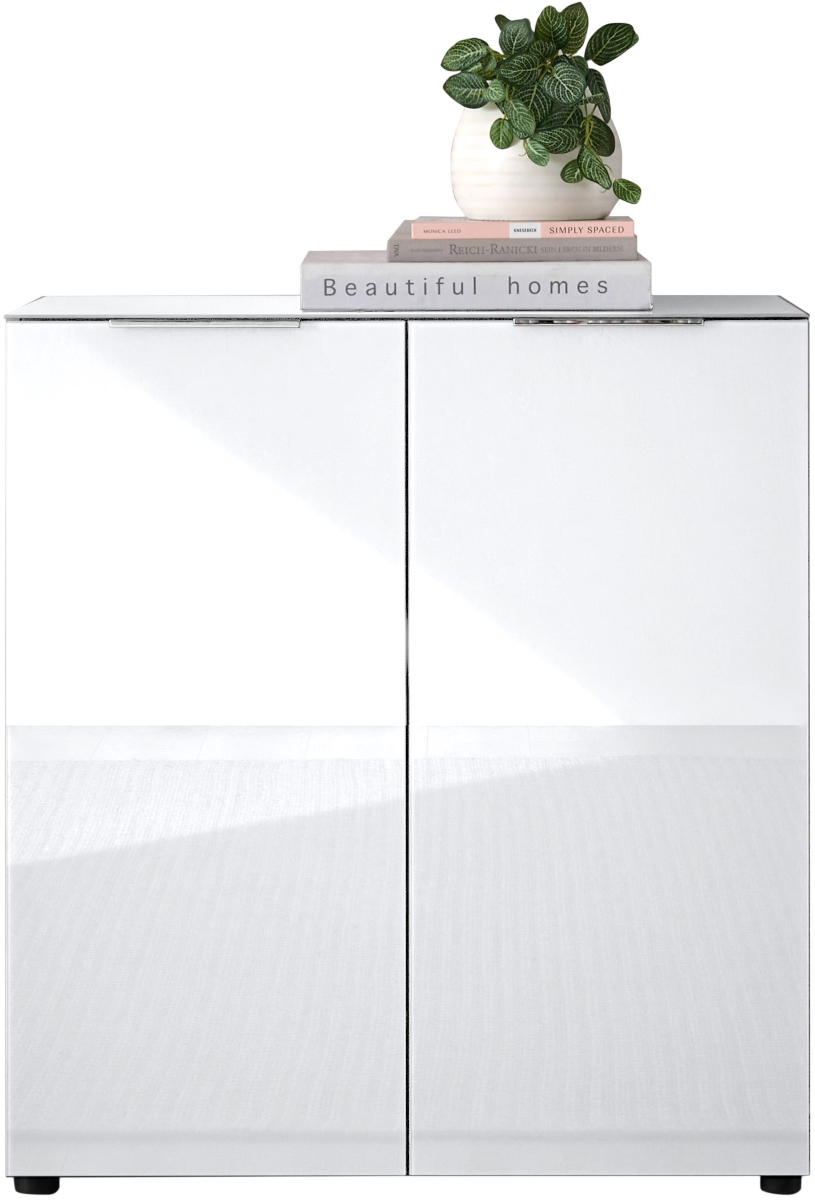 HBZ Kommode »Santorin, BxHxT 90x99x40 cm«, (1 St.), Breite 90cm, Softclose für Türen, Melaminbeschichtung