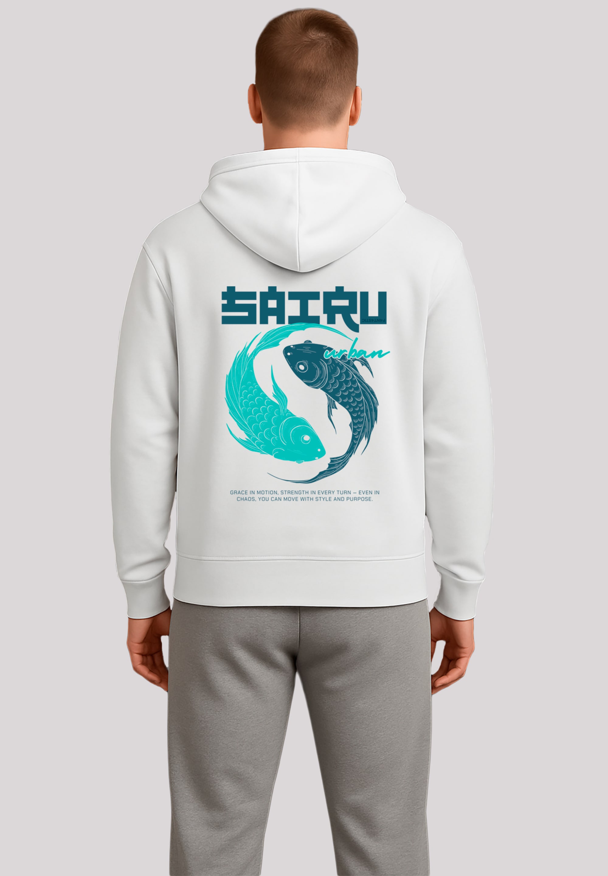 F4NT4STIC Kapuzenpullover »Koi Fish Japan Streetstyle«, Japan Streetwear Styles