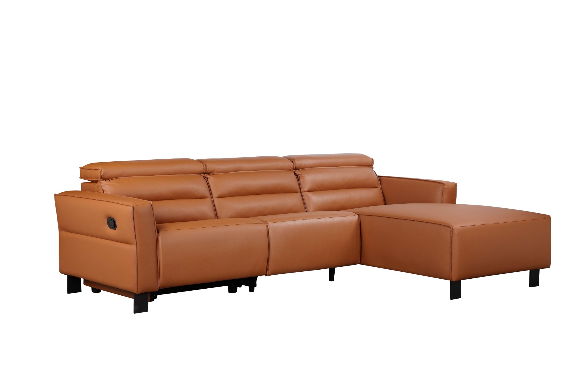 Places of Style Ecksofa »Carpari, L-Form, 263 cm, manuelle o. elektrische Relaxfunktion,«, USB A/C und Kopfteilverstellung