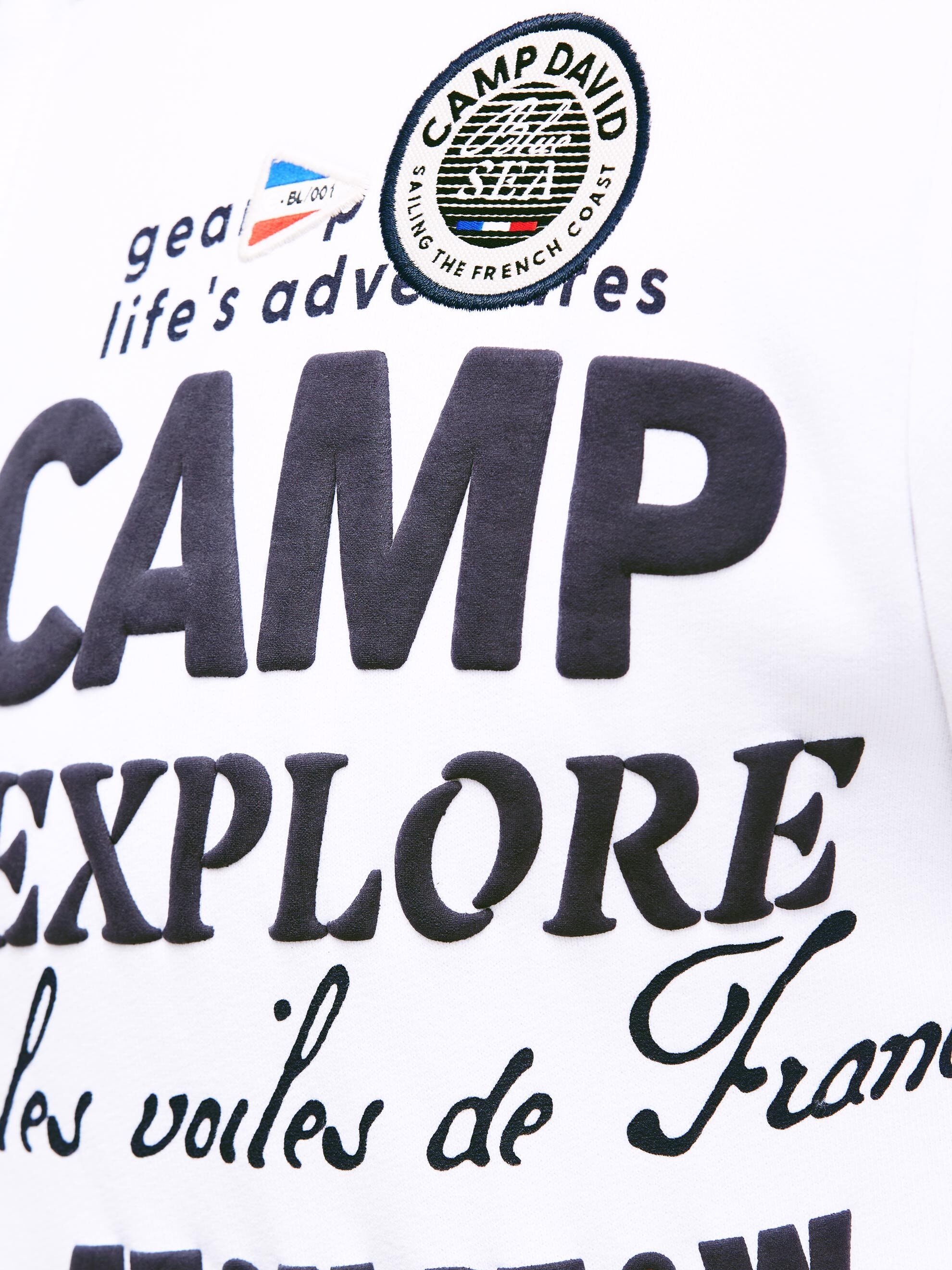 CAMP DAVID Sweatjacke mit weicher Innenseite