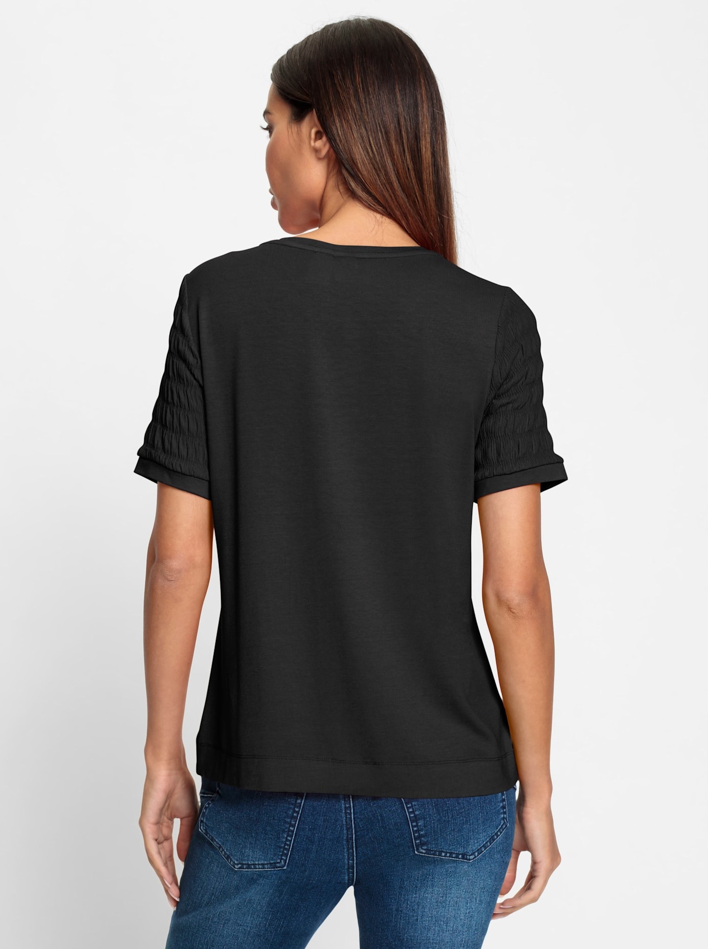heine Rundhalsshirt »Shirt«, (1 tlg.)